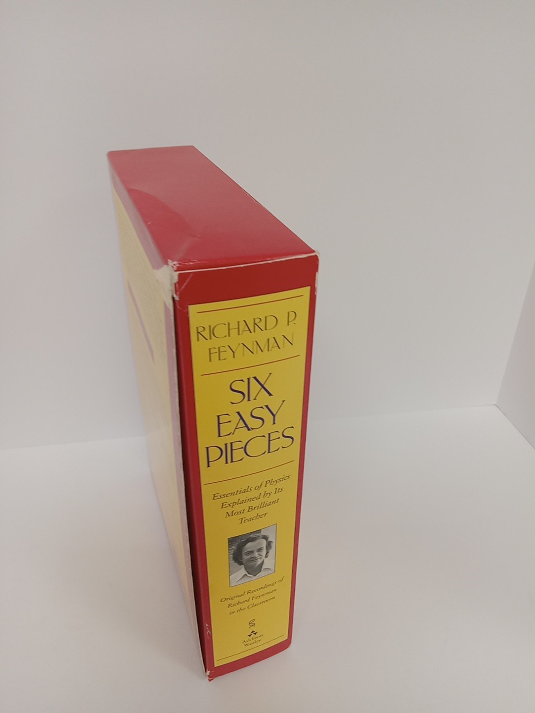 Six Easy Pieces by Richard P. Feynman 1995 Hardcover w/ 6 CDs