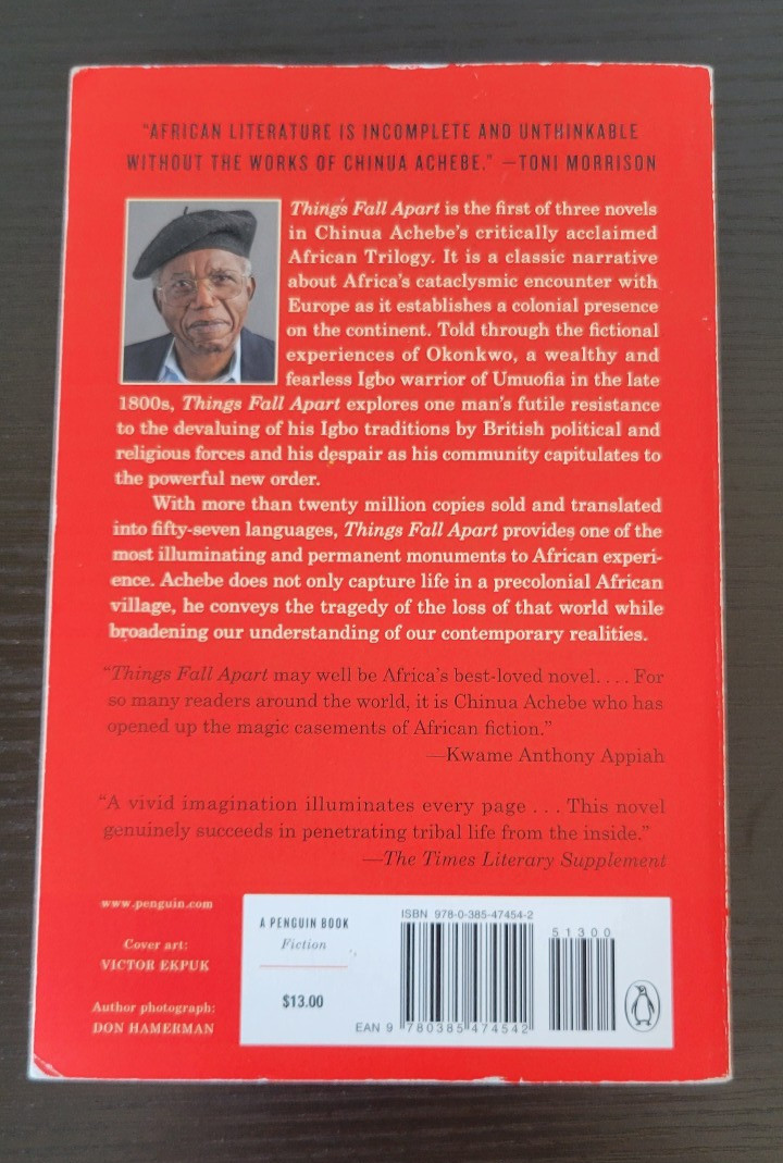 Things Fall Apart by Chinua Achebe (1994, paperback)