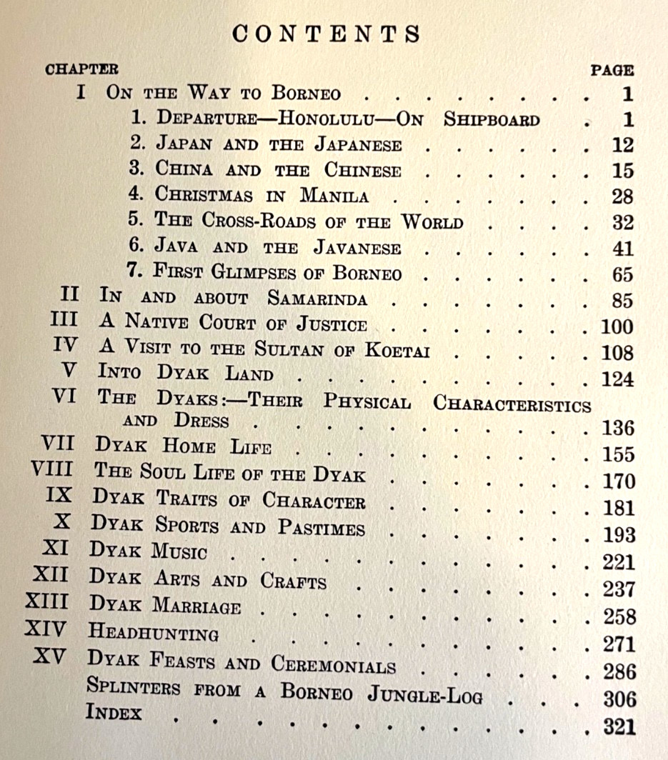 In Borneo Jungles: Among the Dyak Headhunters. By William O. Krohn. 1927
