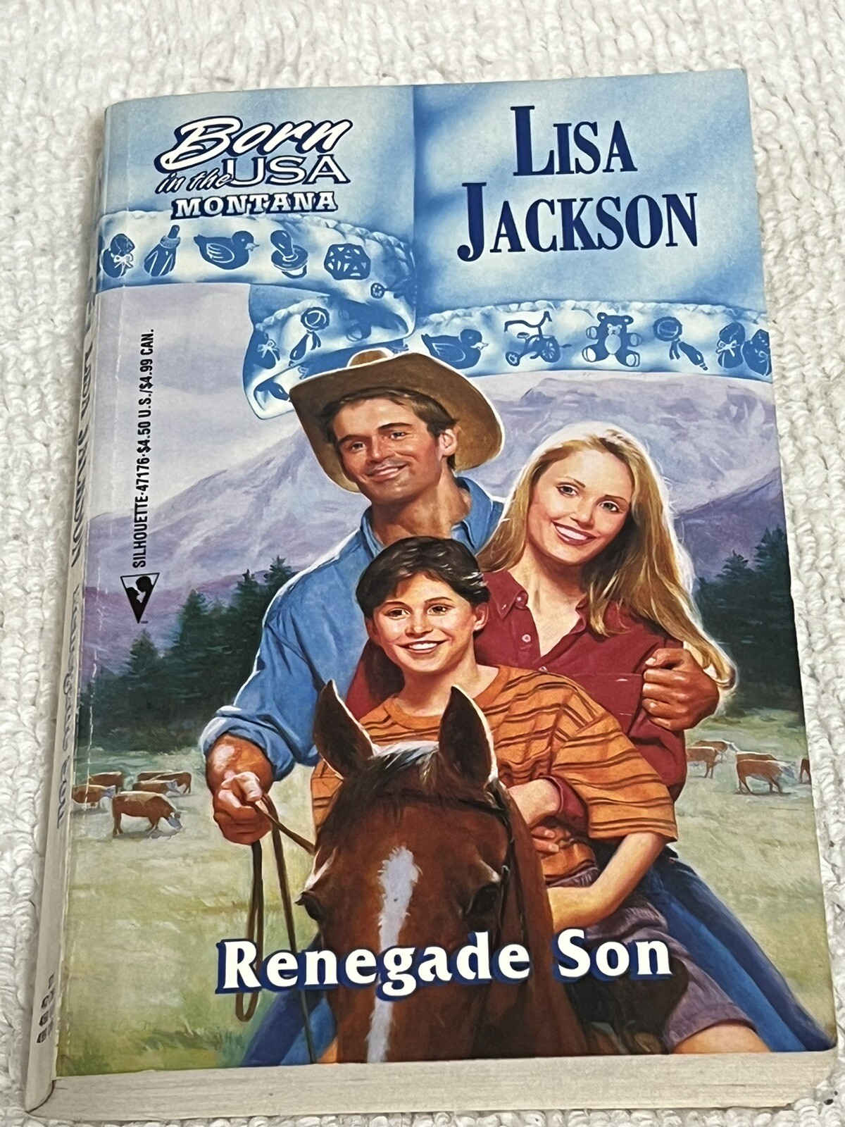 Silhouette Born In The USA Romance Series Lot 4 Paperback Books