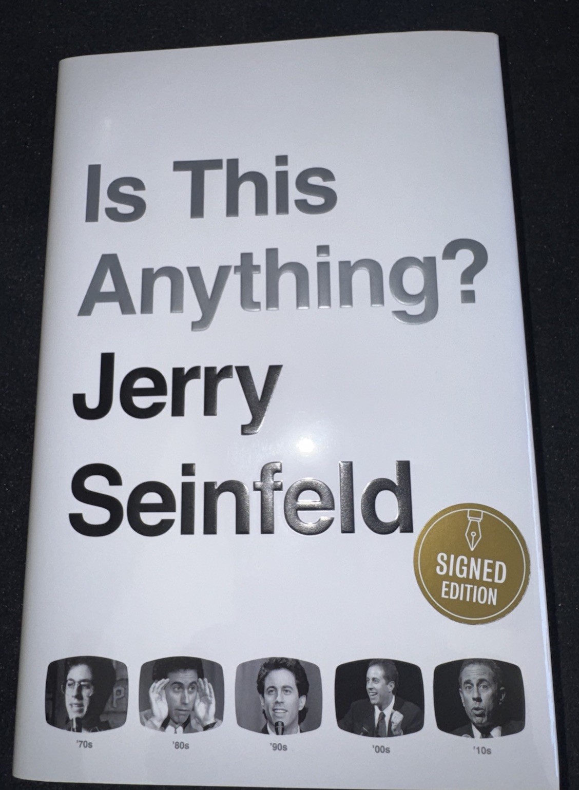 Jerry Seinfeld – Is This Anything? – Signed First Edition
