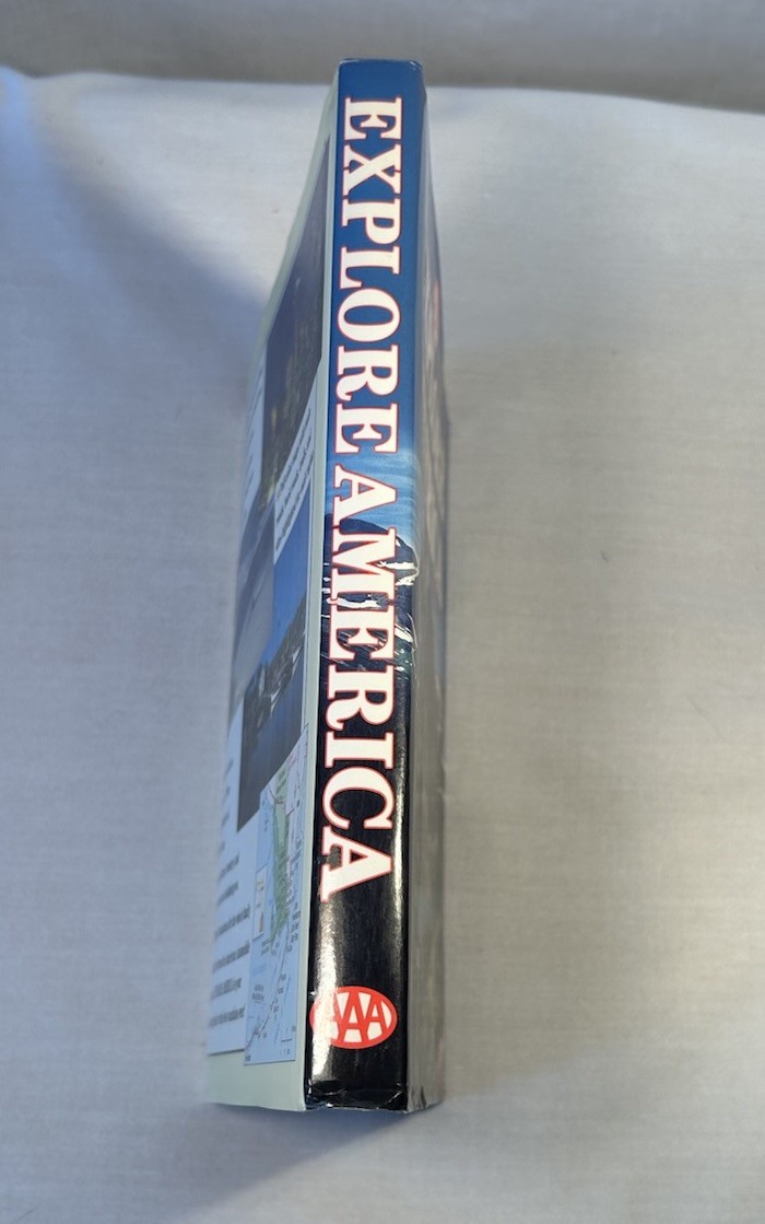 Explore America Book Hardcover – AAA – VRBO Decor Coffee Table – U.S.History VTG