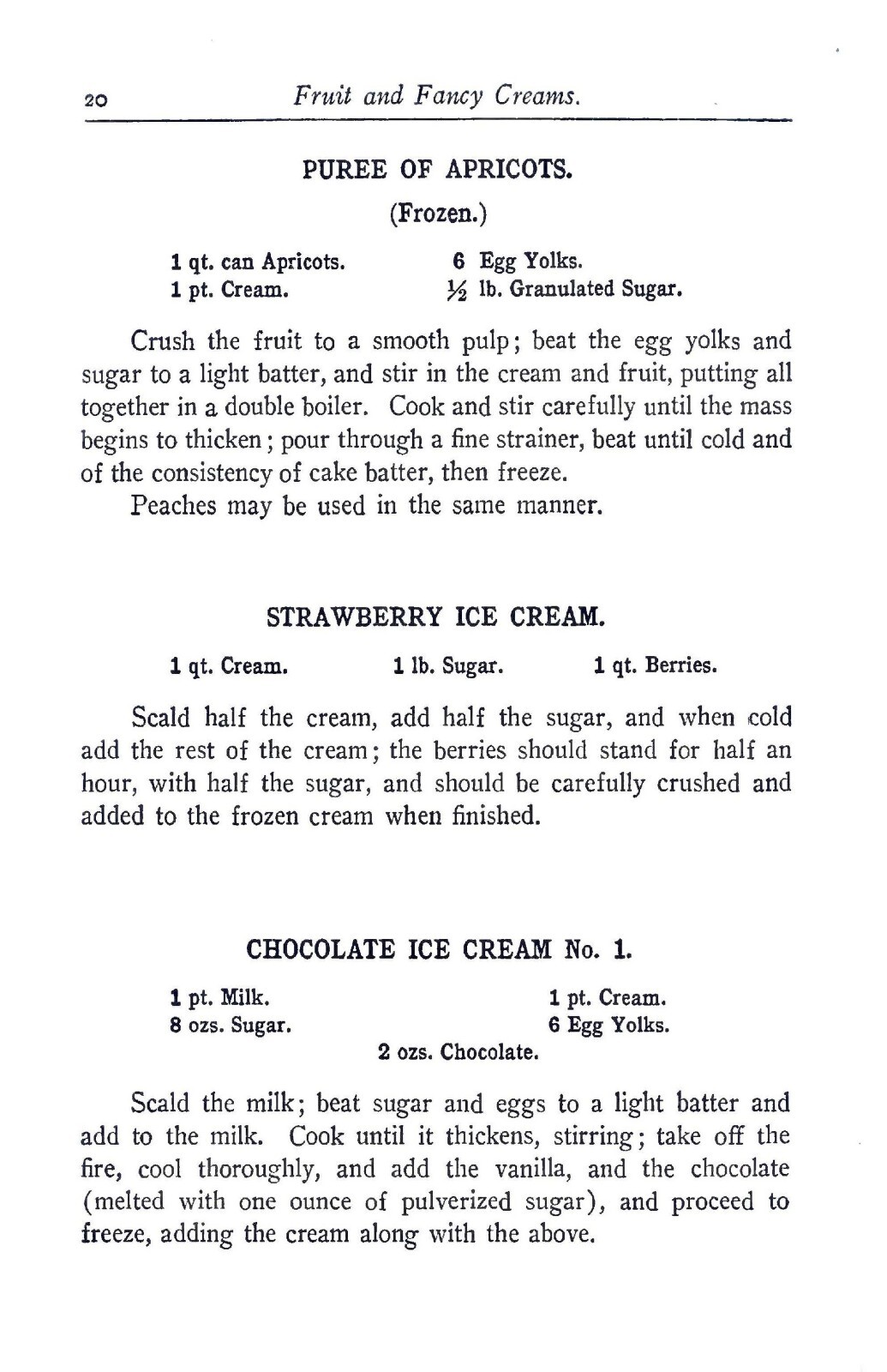 Homemade Ice Cream And Candy Cook Book „1908“ 108 Pages