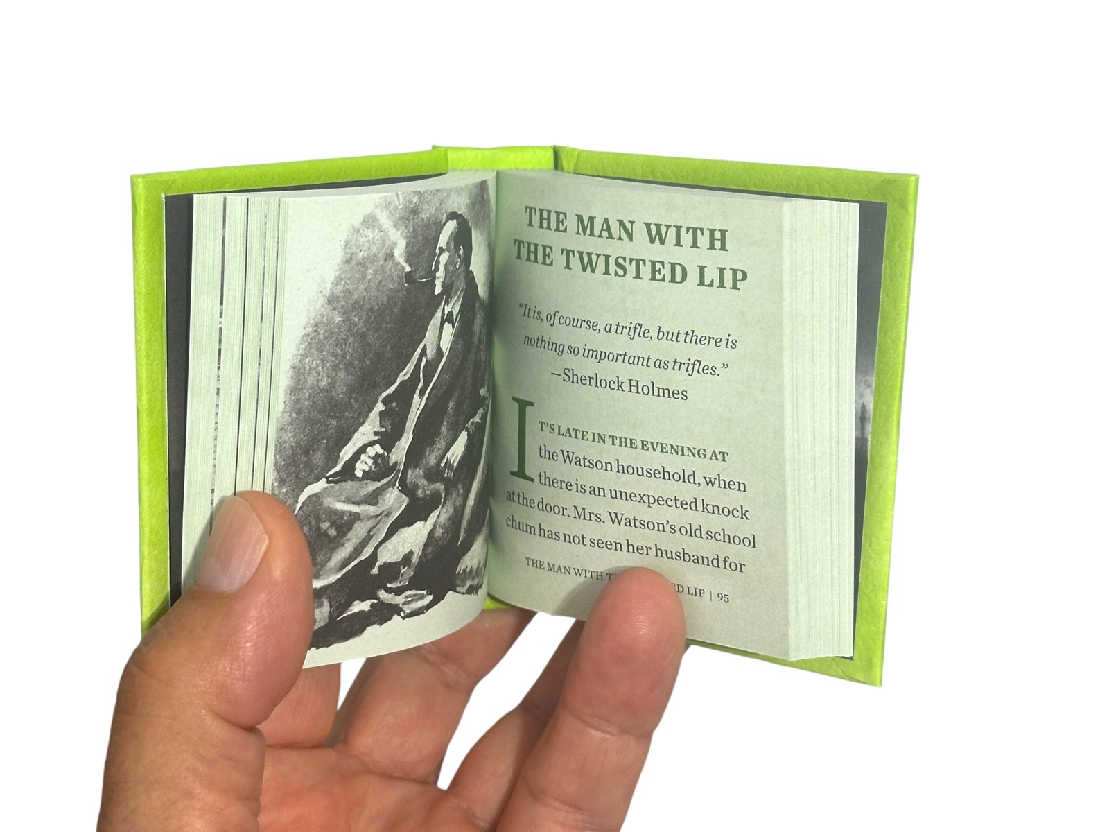 Sherlock Holmes The Essential Mysteries in One Sitting mini book 3.30″ H 207 pgs