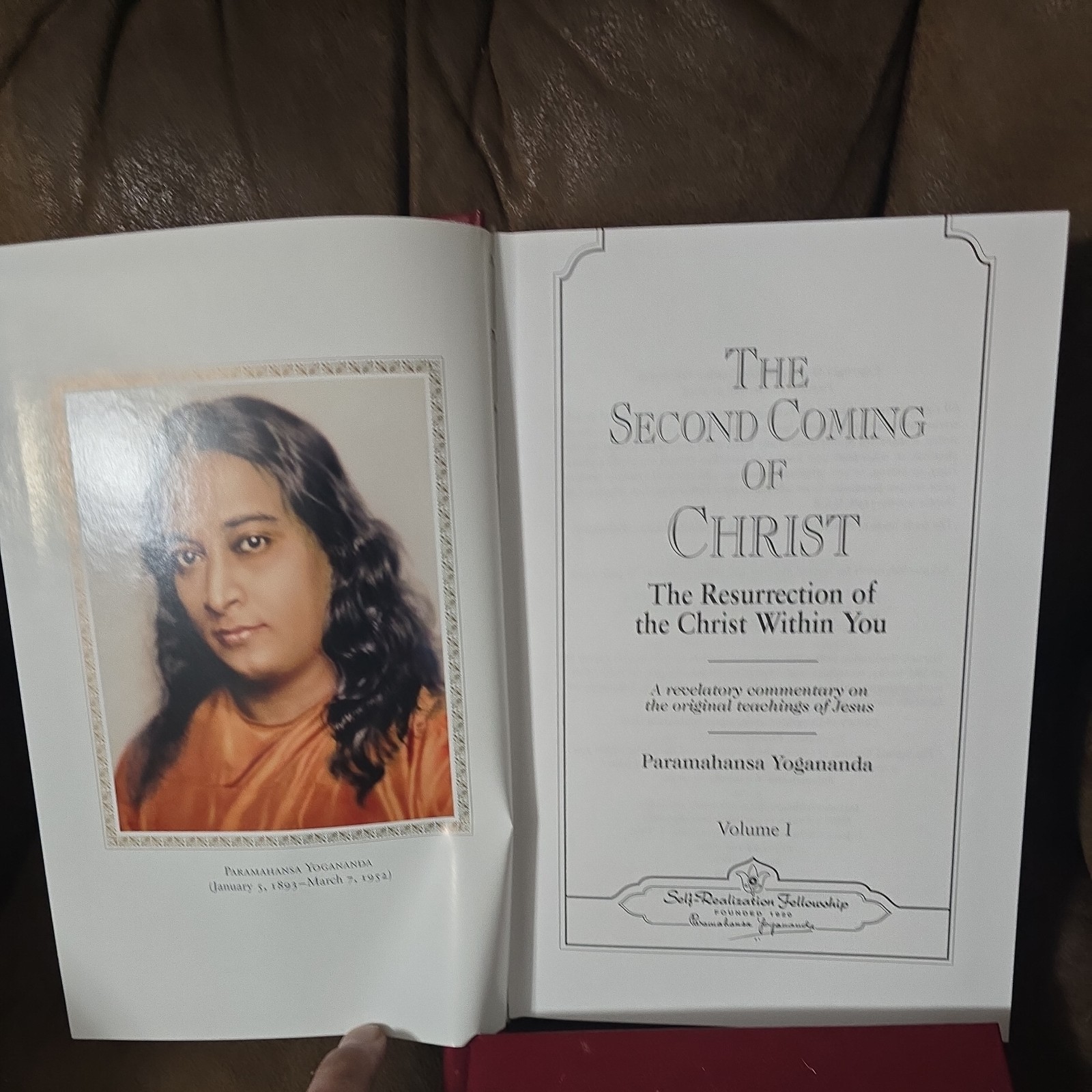 The Second Coming Of Christ Volume I & II Yogananda Paramahansa Boxed Set