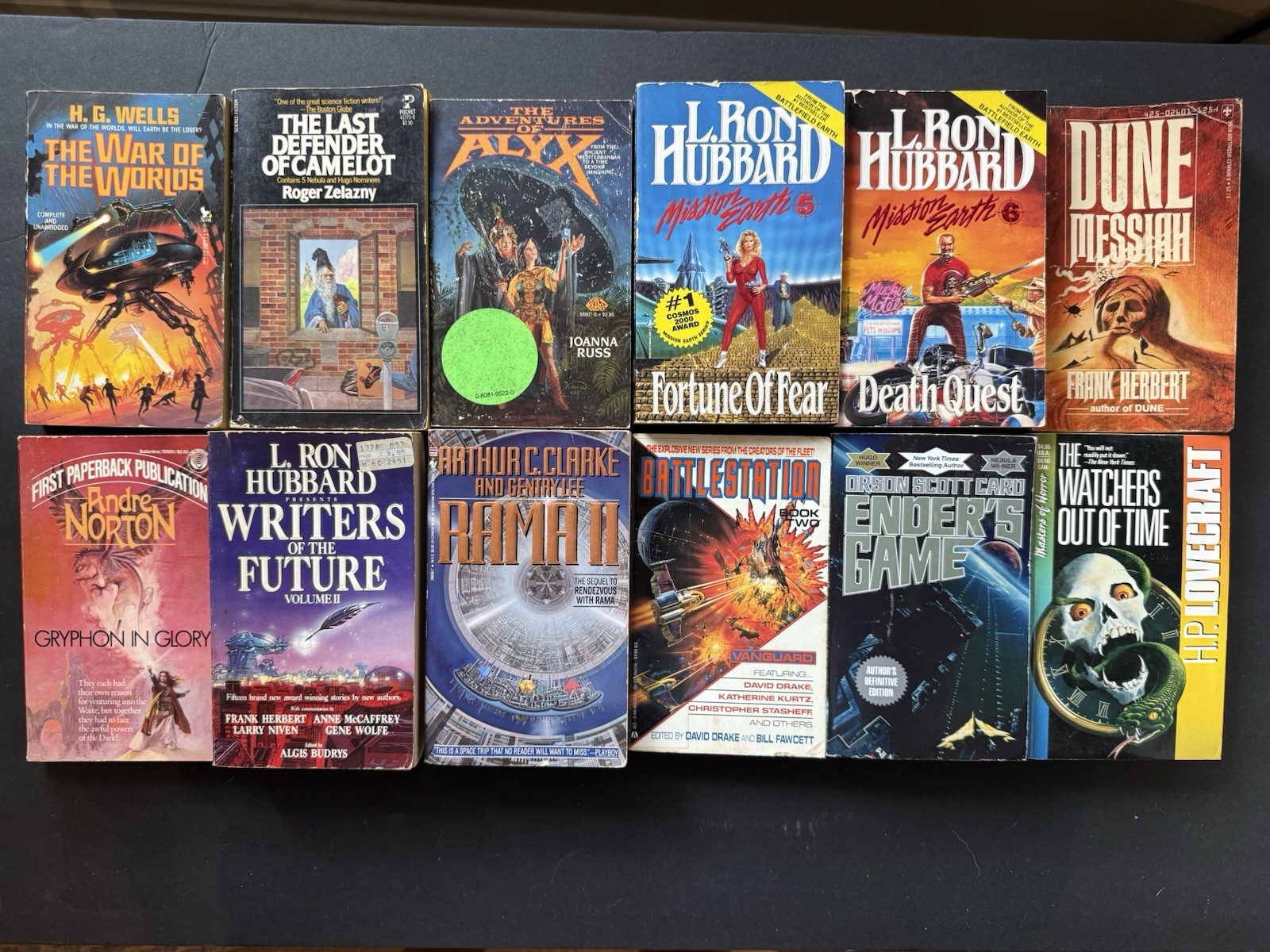 Vintage Science Fiction Paperback Book Lot x 24 Various Authors ACCEPTABLE