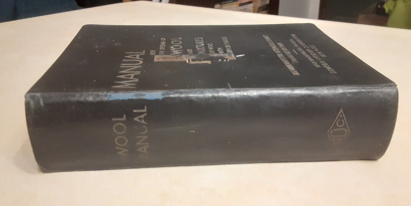Manual for Dyeing Wool Fibres I.G. Farbenindustrie Aktiengesellschaft Vintage