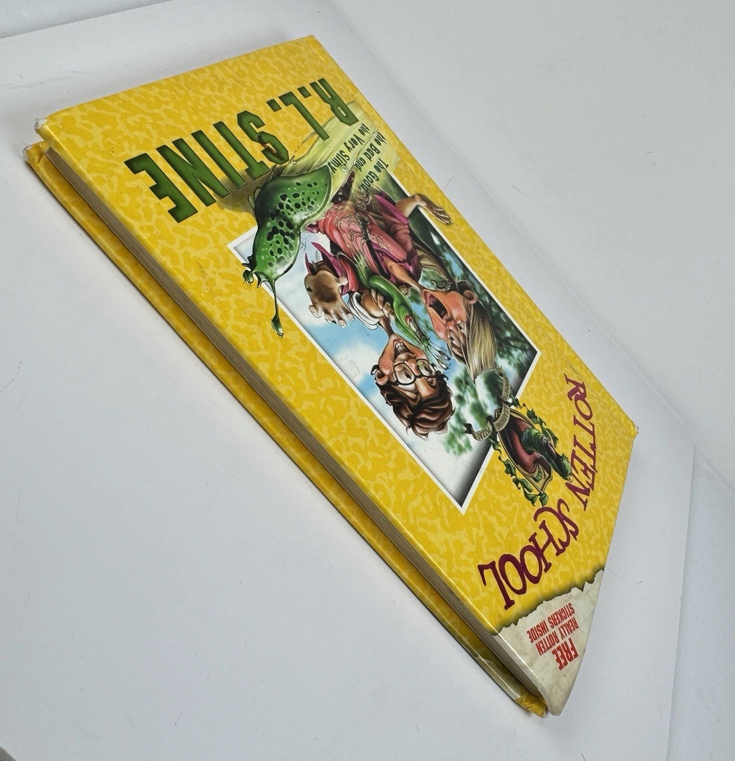 RL Stine Rotten School #3 The Good The Bad And The Very Slimy HC Illus