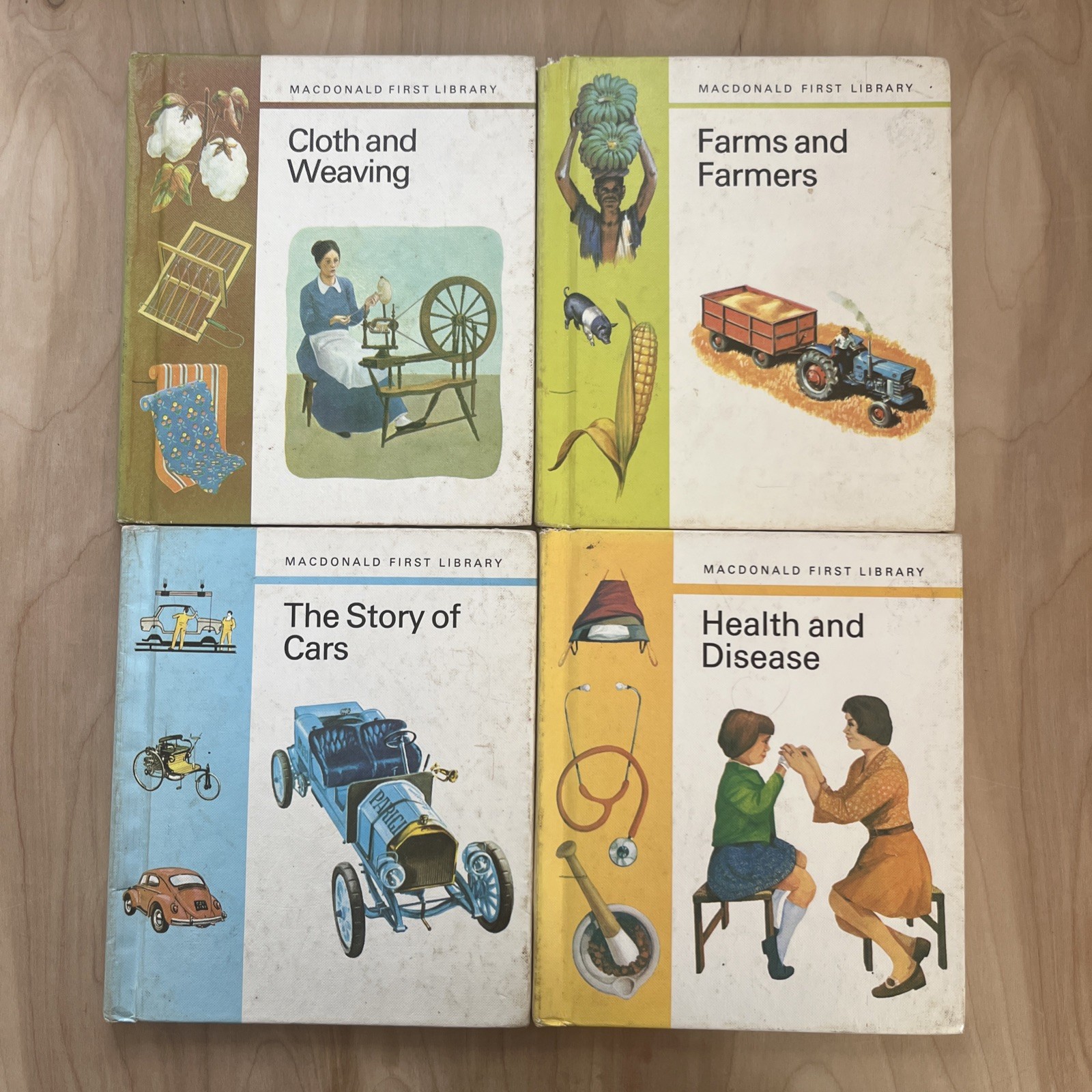 Macdonald First Library United Kingdom Lot Of 8 1975 Children’s Books EUC