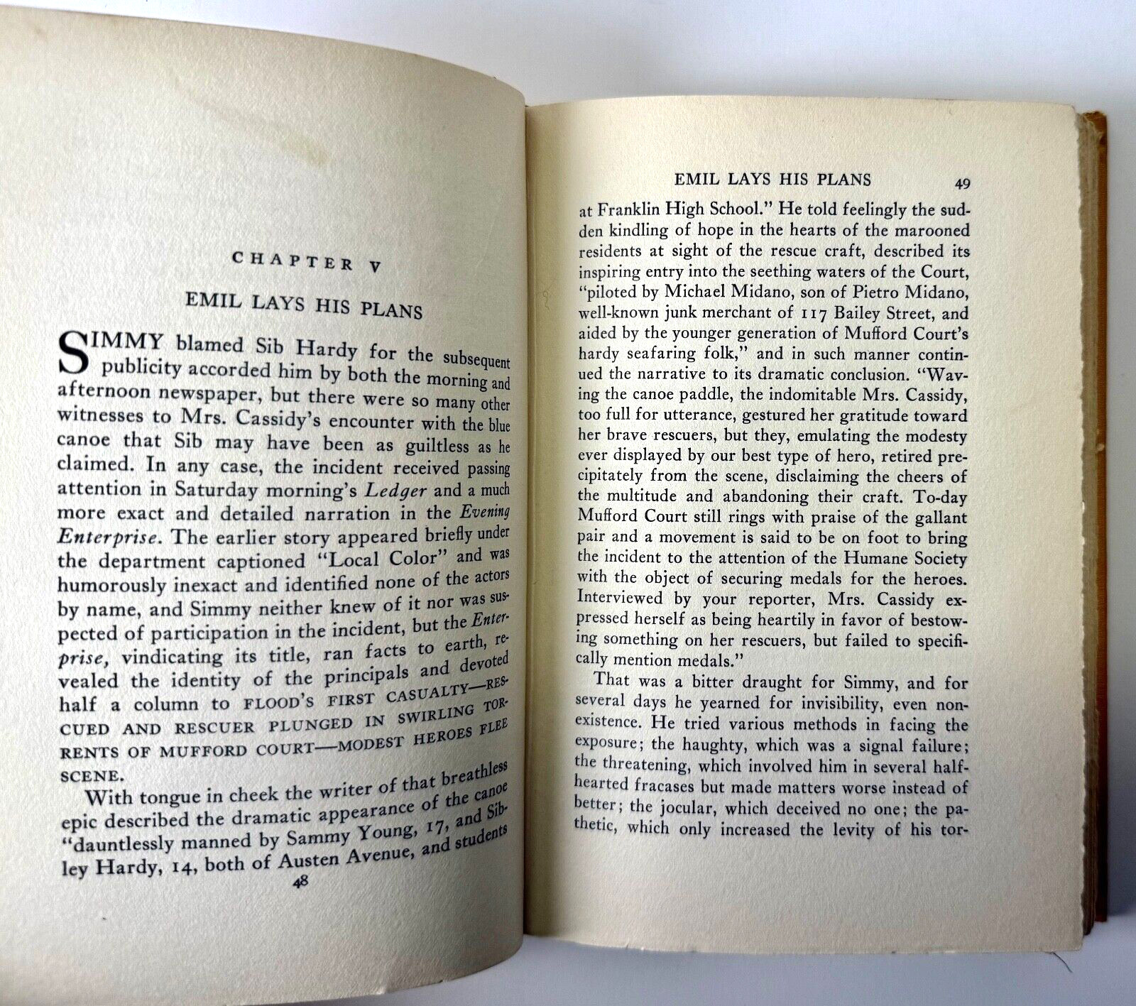 The Score is Tied, Ralph Henry Barbour, 1937 D. Appleton 1st edition