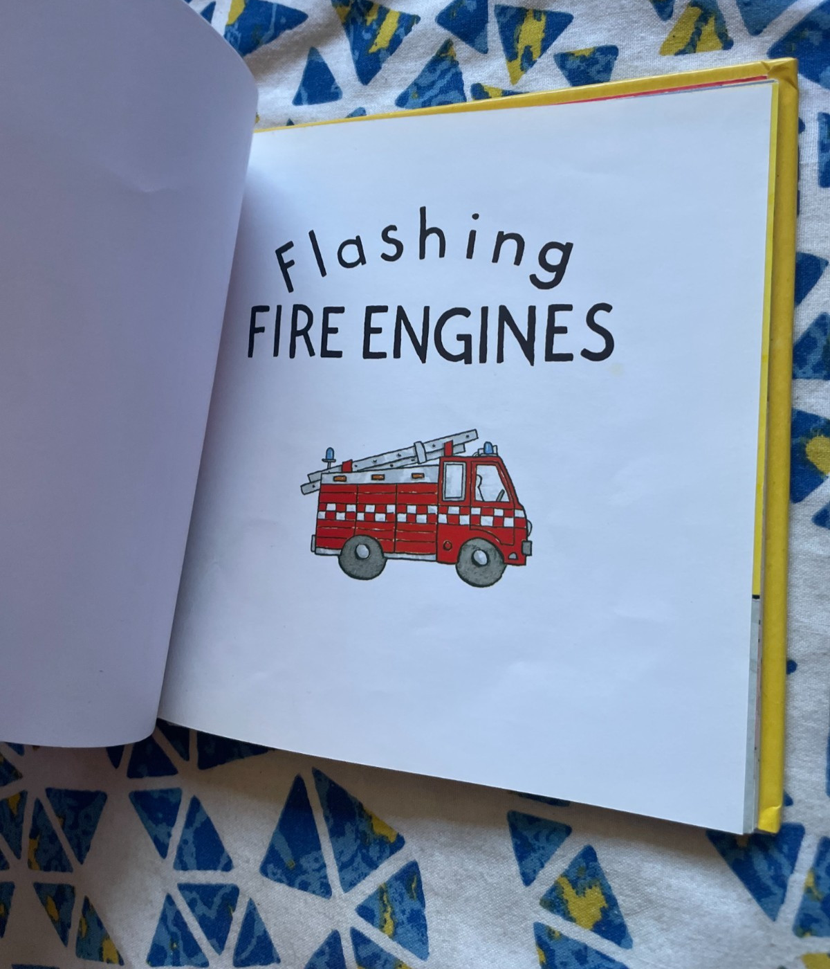 TONY MITTON, ANT PARKER. FLASHING FIRE ENGINES. HARDCOVER. 14 BY 14CM. 2007