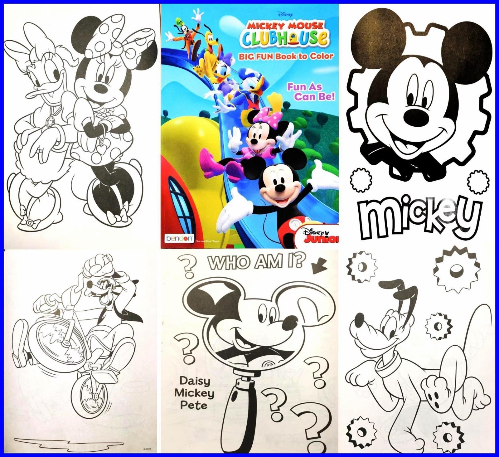 10 Disney Coloring Books Classic Movie Characters Full Size Books 700 Pages