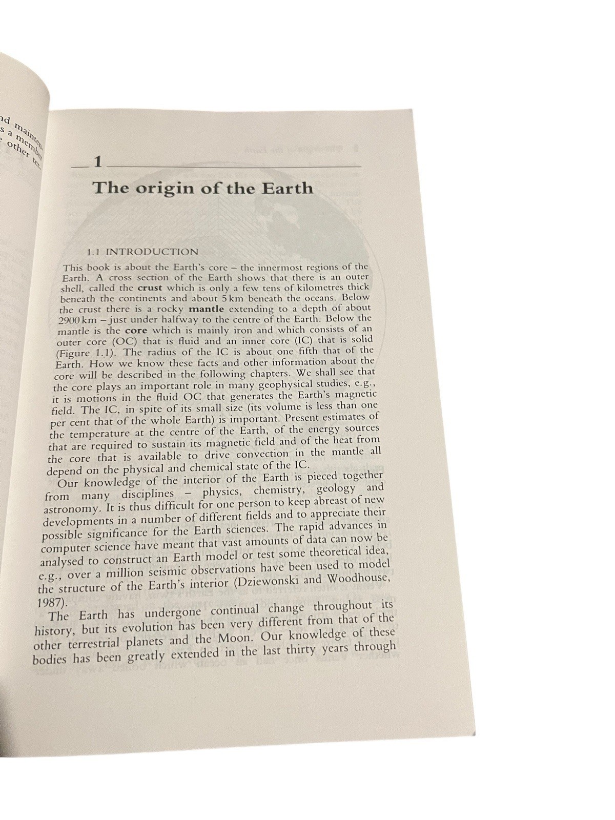 Deep Interior Of The Earth 6 By J. A. Jacobs Paperback 1992