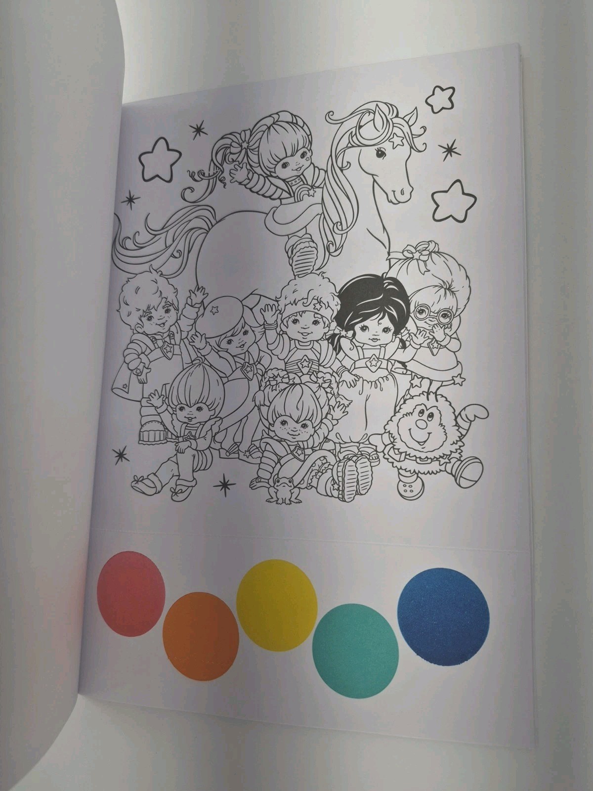 Rainbow Brite Water Painting Book Just Add Water Retro 80s NEW 12 Pages
