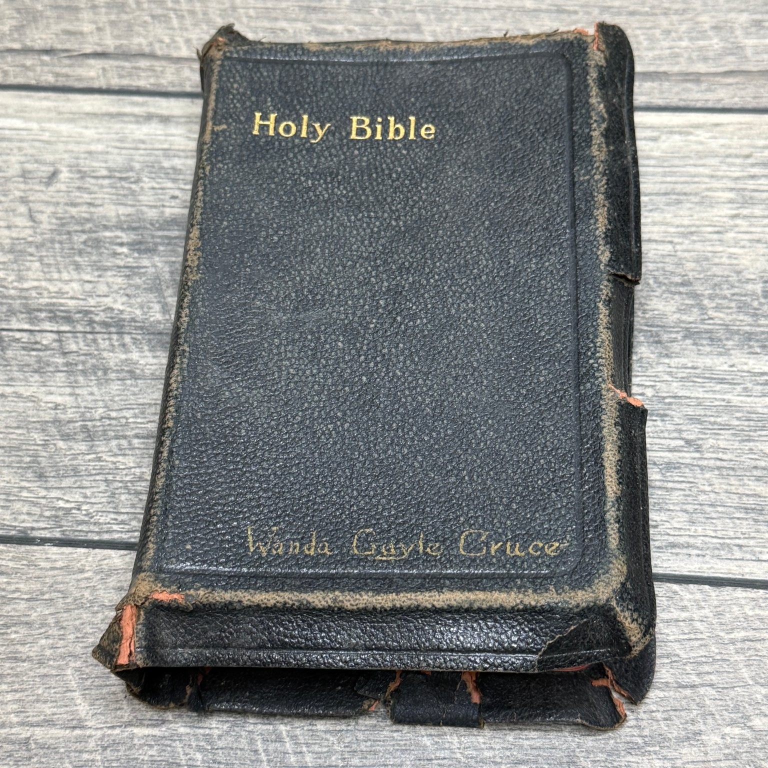 Holy Bible KJV With Helps Pronouncing Nelson 1930’s Black Face Type Color Maps