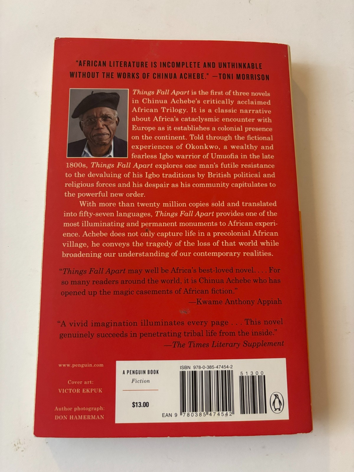 Things Fall Apart – Paperback By Achebe, Chinua – VERY GOOD