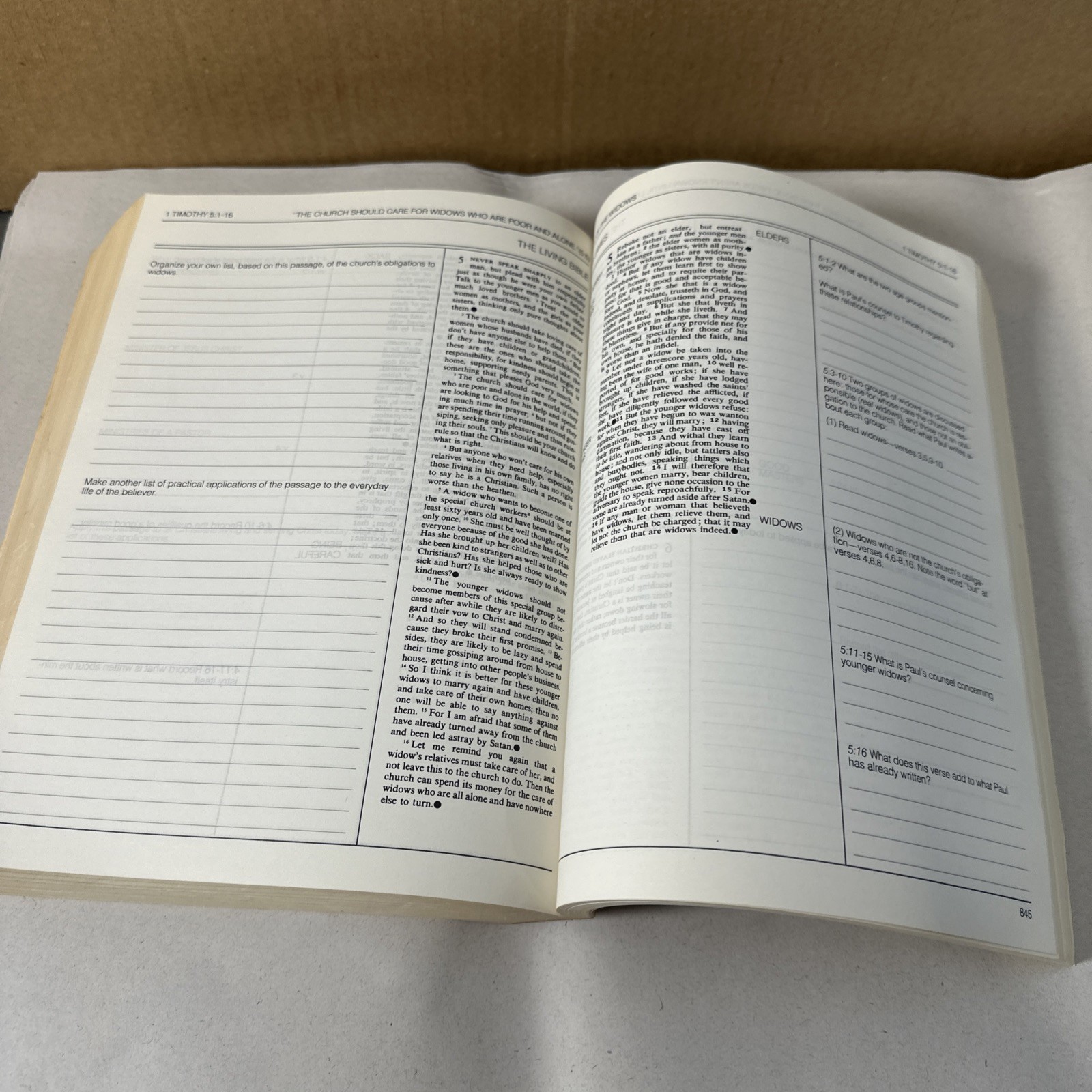 The Layman’s Bible Study Notebook by Irving Jensen 1978 Religion Book