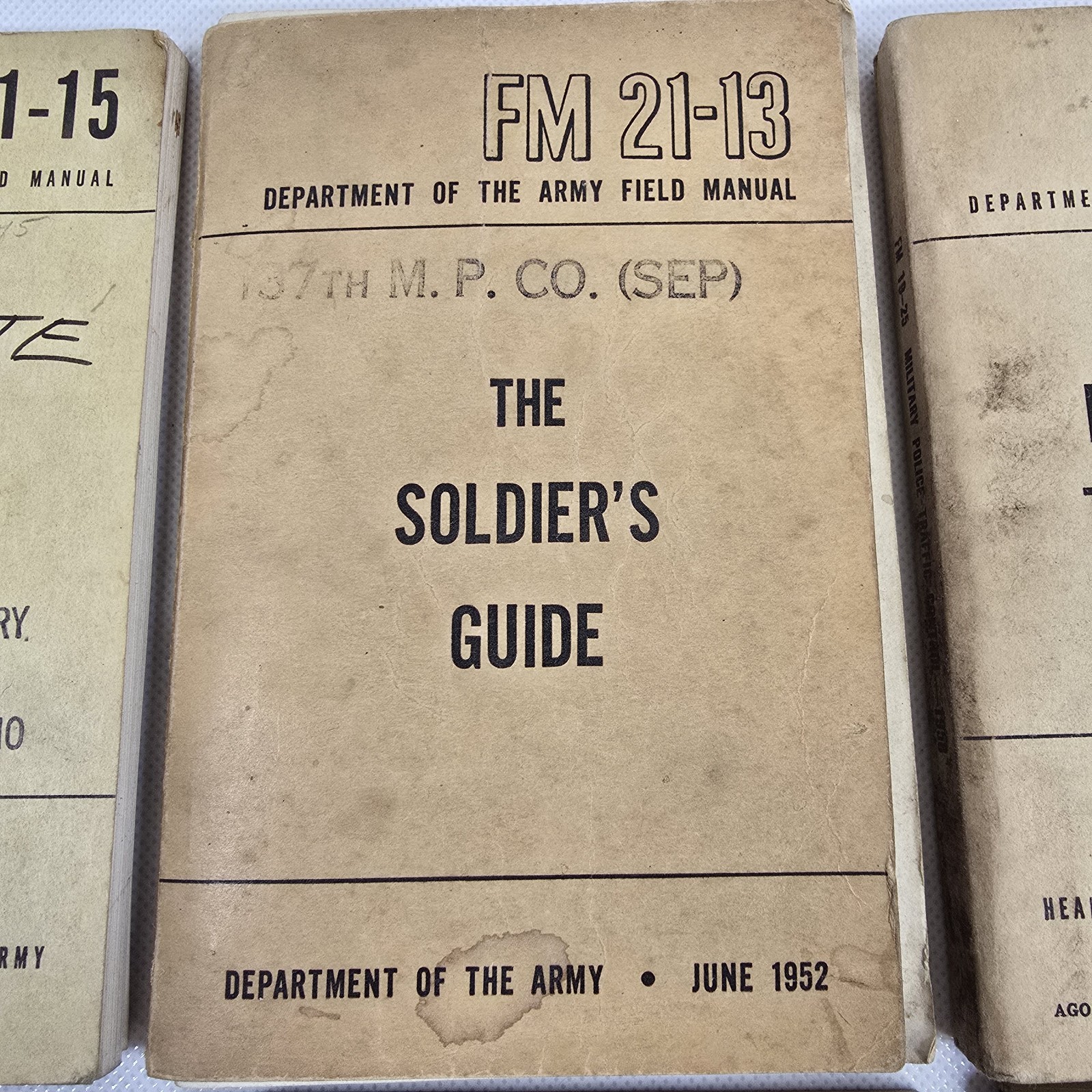 Army Manuals ~6 Bks 1946-1961
