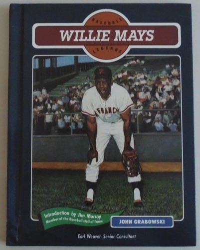 Willie Mays (Baseball Legends Series) by John Grabowski, Very Good Book