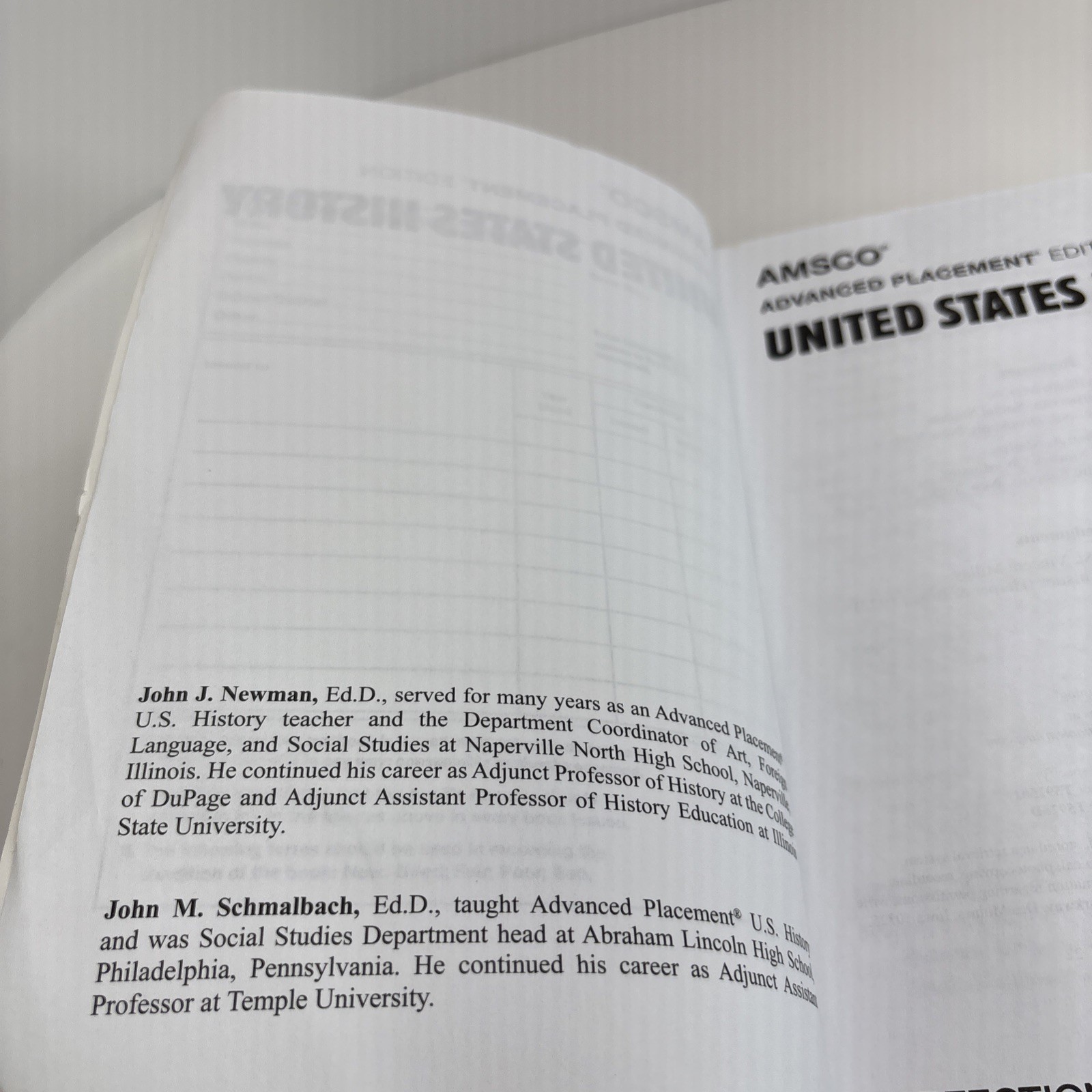 Advanced Placement Edition United States History Classic Edition (AMSCO, 2023)