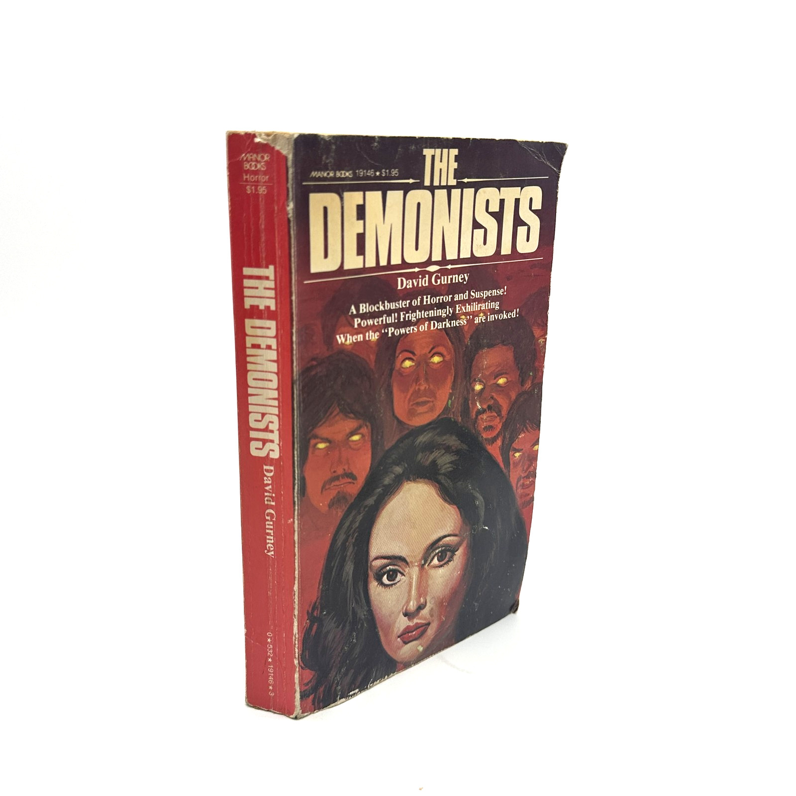 The Demonists by David Gurney Vintage 1971 Manor Books Paperback Horror Suspense