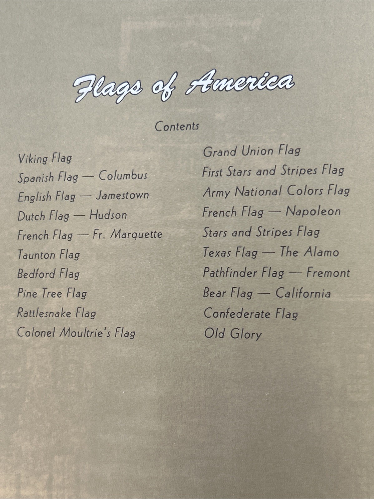 Flags of America an Ideals Publication , 1961 ~JJ