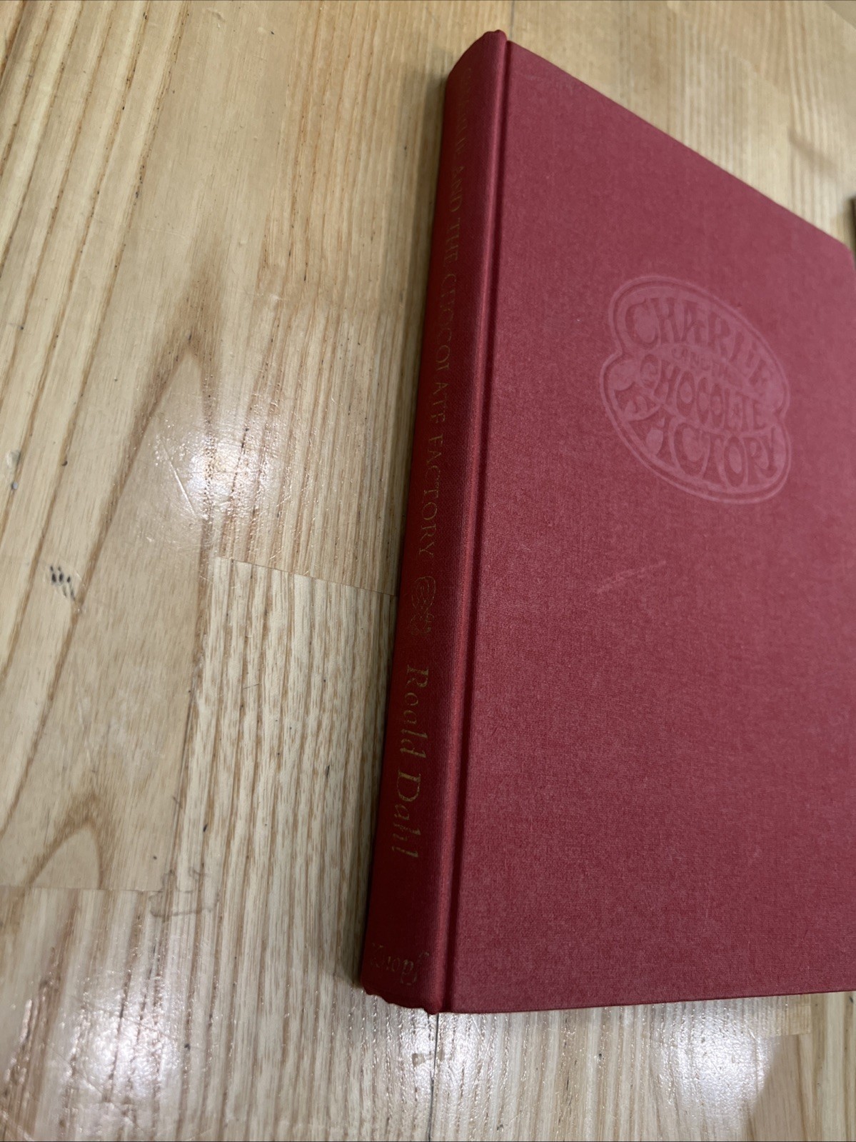 Charlie and The Chocolate Factory Roald Dahl 1st Ed. 2nd Print 1964 Red HC.