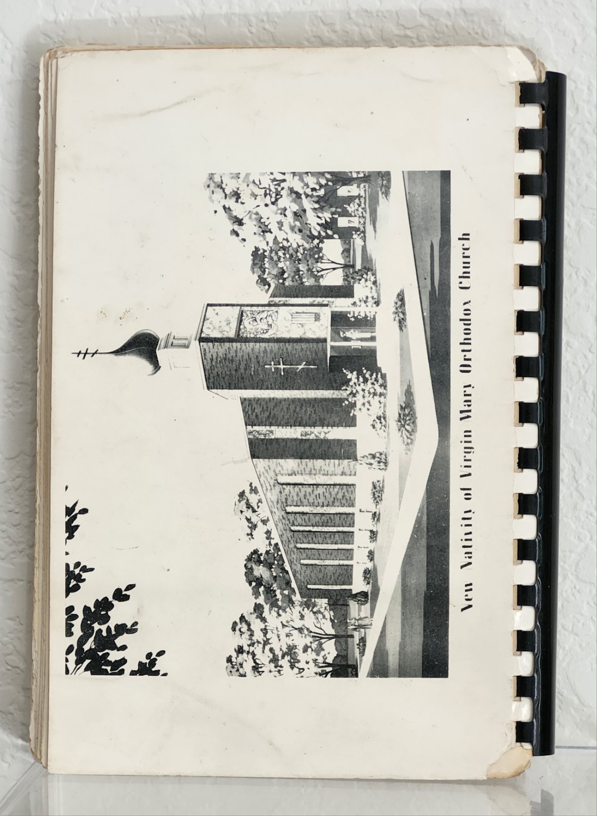1964 Samovar Cook Book – Eastern Orthodox Church Madison IL Russian Spiral Bound