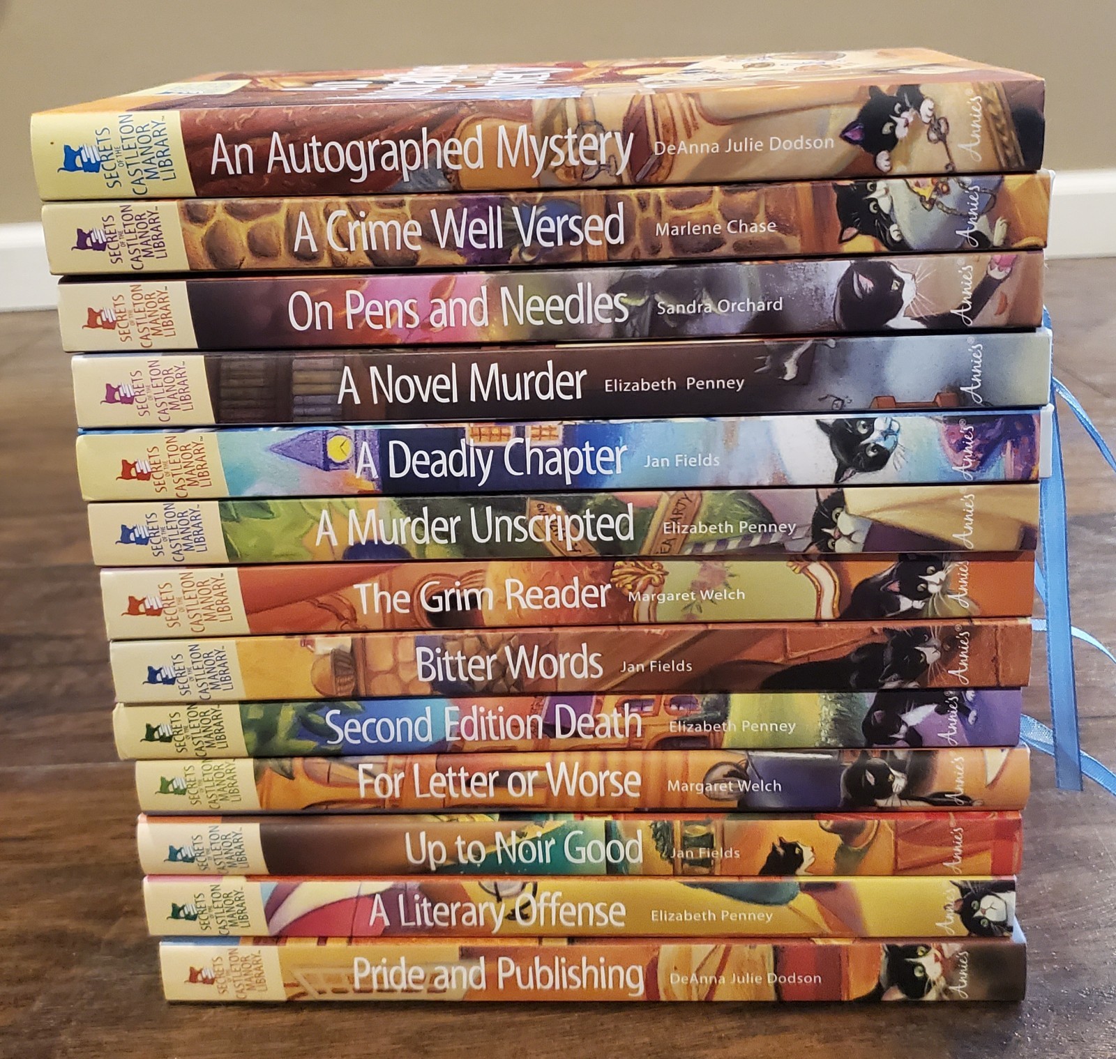 Secrets of the Castleton Manor Library Annie’s Hardcover Book – Lot of 13