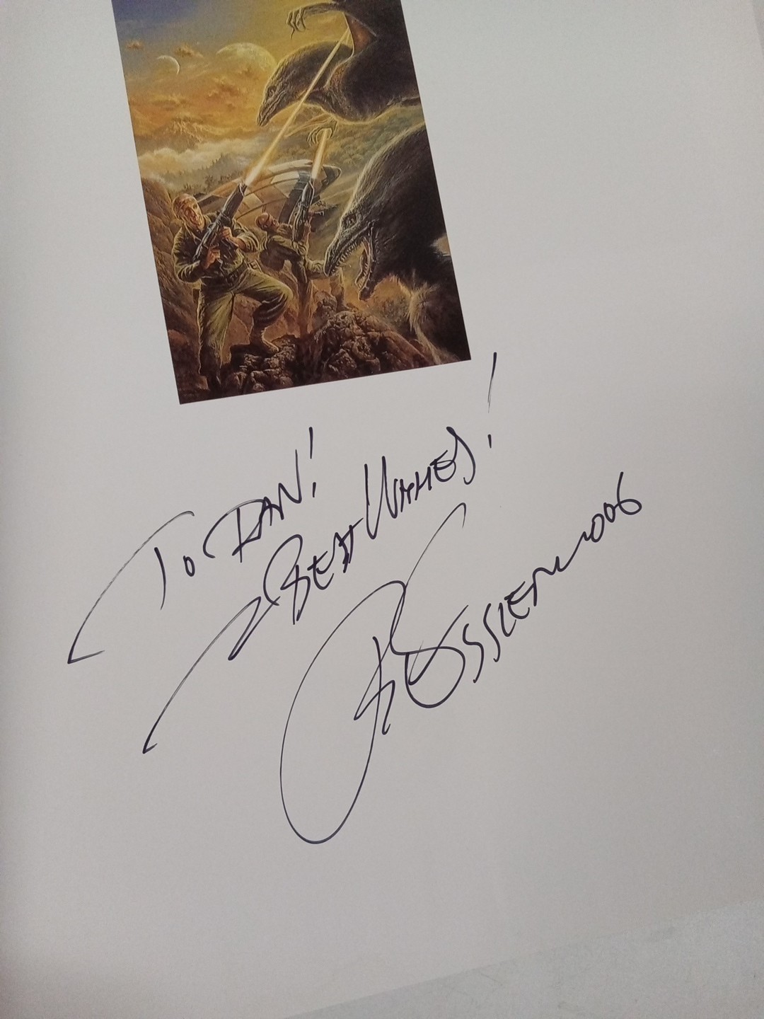 Alien Horizons The Fantastic Art Of Bob Eggleton Signed Hardcover -DK#