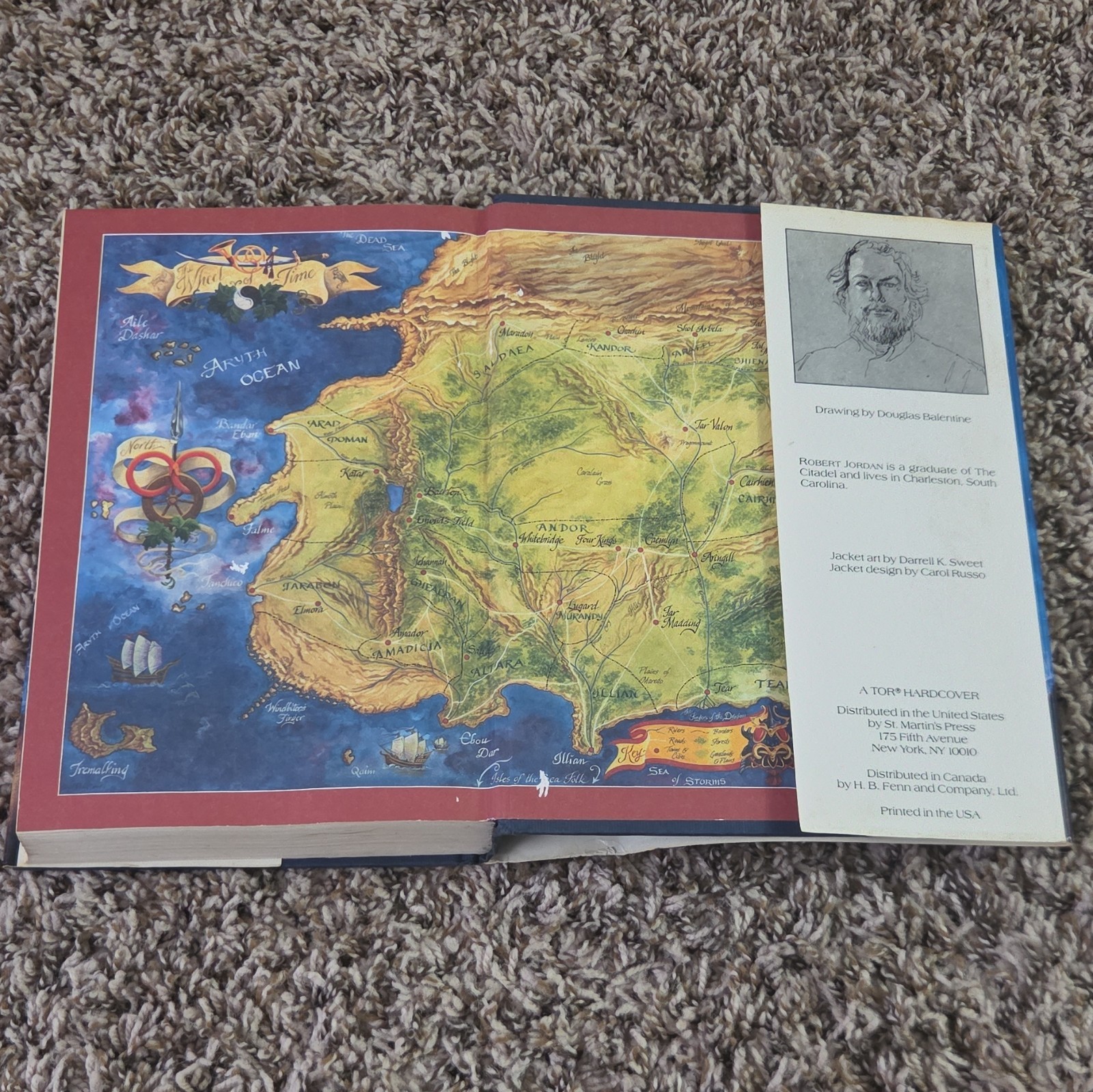 Robert Jordan A Crown of Swords Wheel of Time First Printing Hardcover