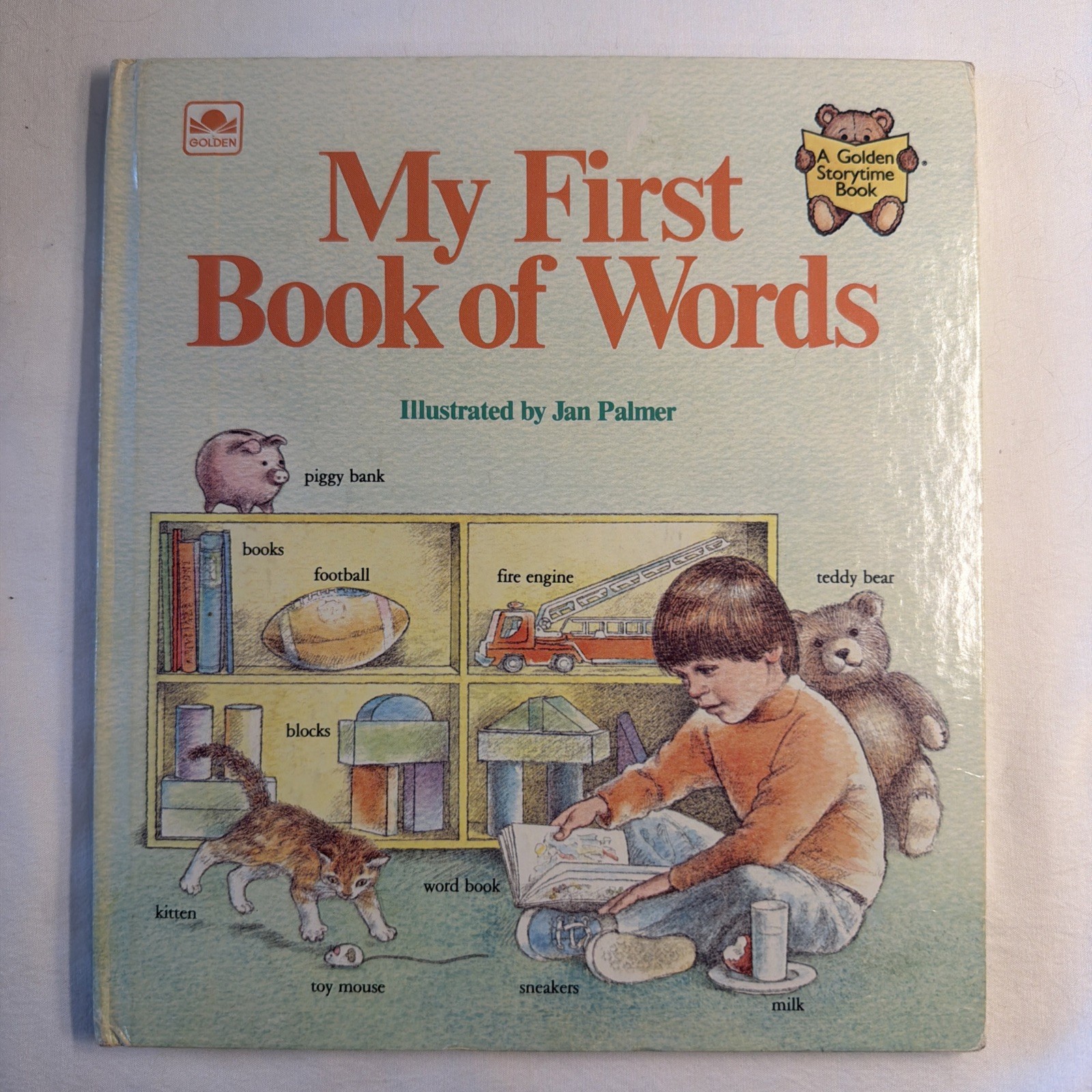 A Golden Storytime Book My First Book Of Words 1980 #149L