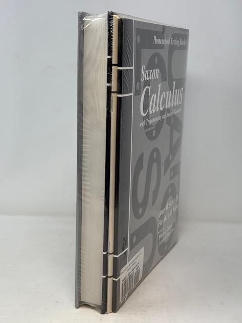 CALCULUS 2nd Edition HOMESCHOOL KIT by John Saxon & Frank Wang (HC, 2006)-NEW
