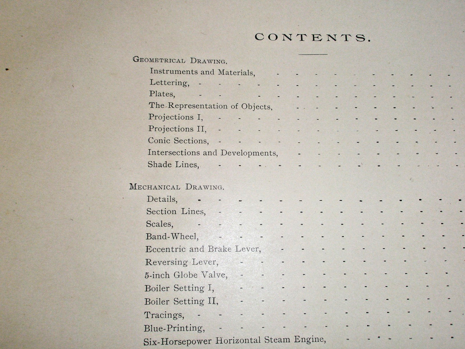 Elements of Steam Engineering Vol III 3 Mechanical Drawing 1897