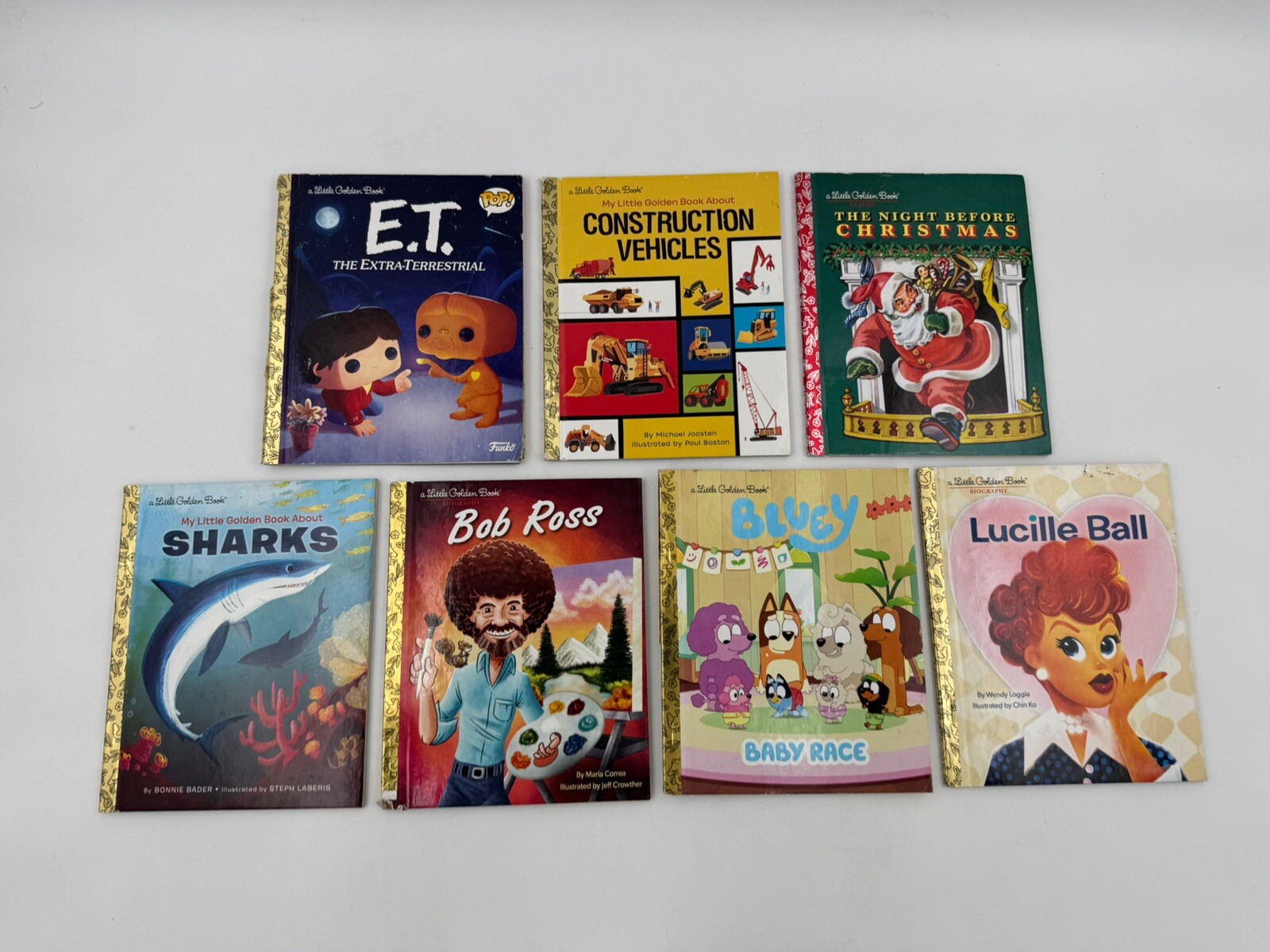 Little Golden Book Set Of 7 Board Books Used Condition Multiple Titles
