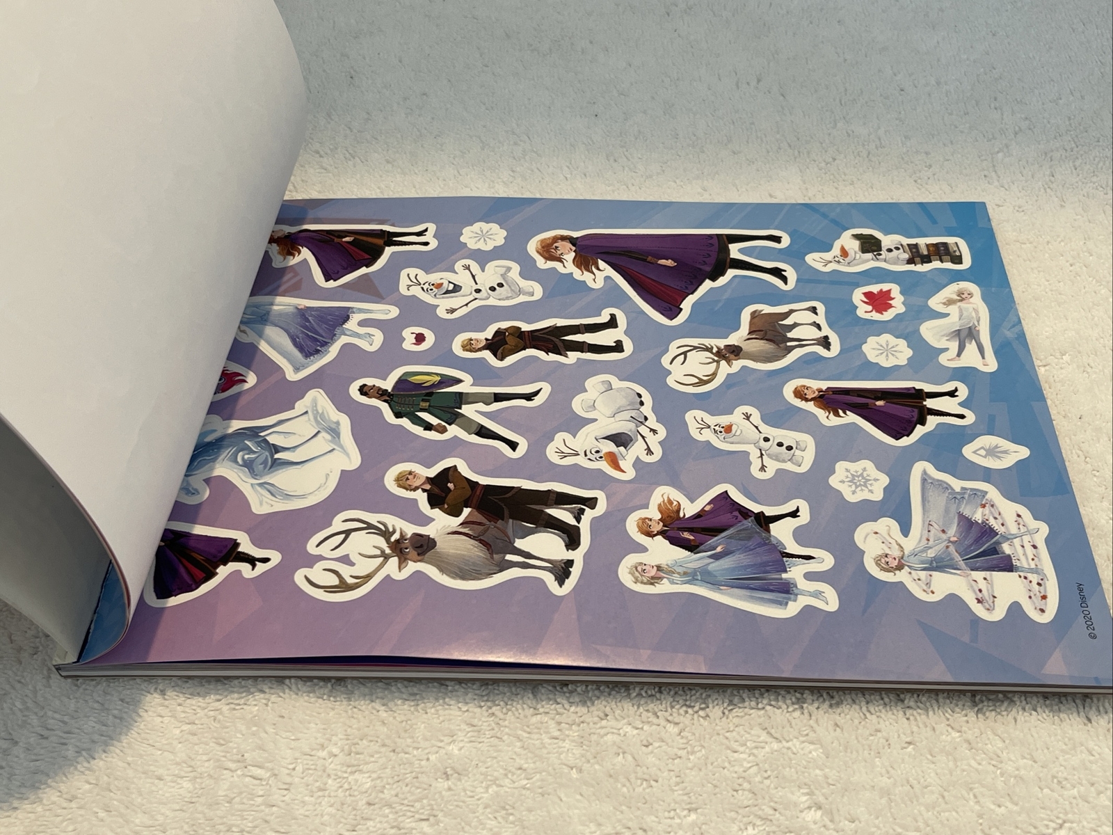 Disney Frozen II Create-A-Scene Sticker Activity Pad To Color