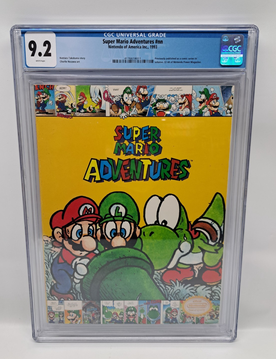 SUPER MARIO ADVENTURES – SOFTCOVER – 1993 Super nice CGC 9.2