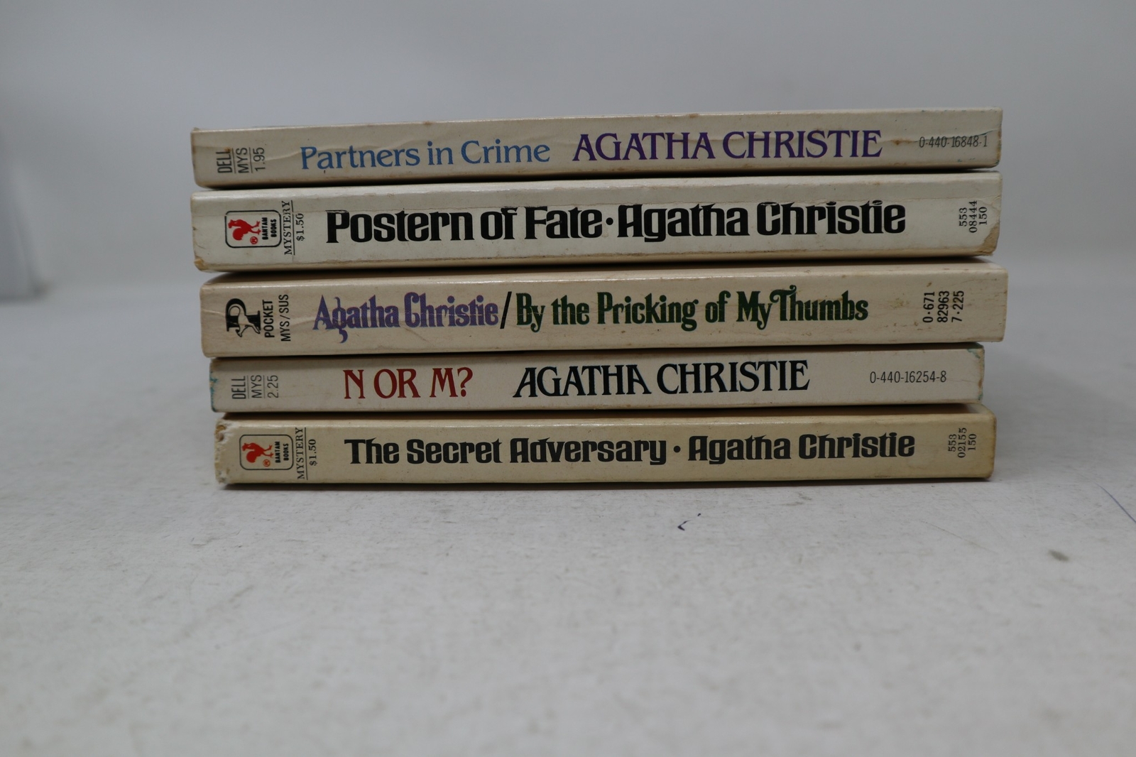 Lot Of 5 Agatha Christie Mystery Paperback *Random Mix* Books Free Shipping