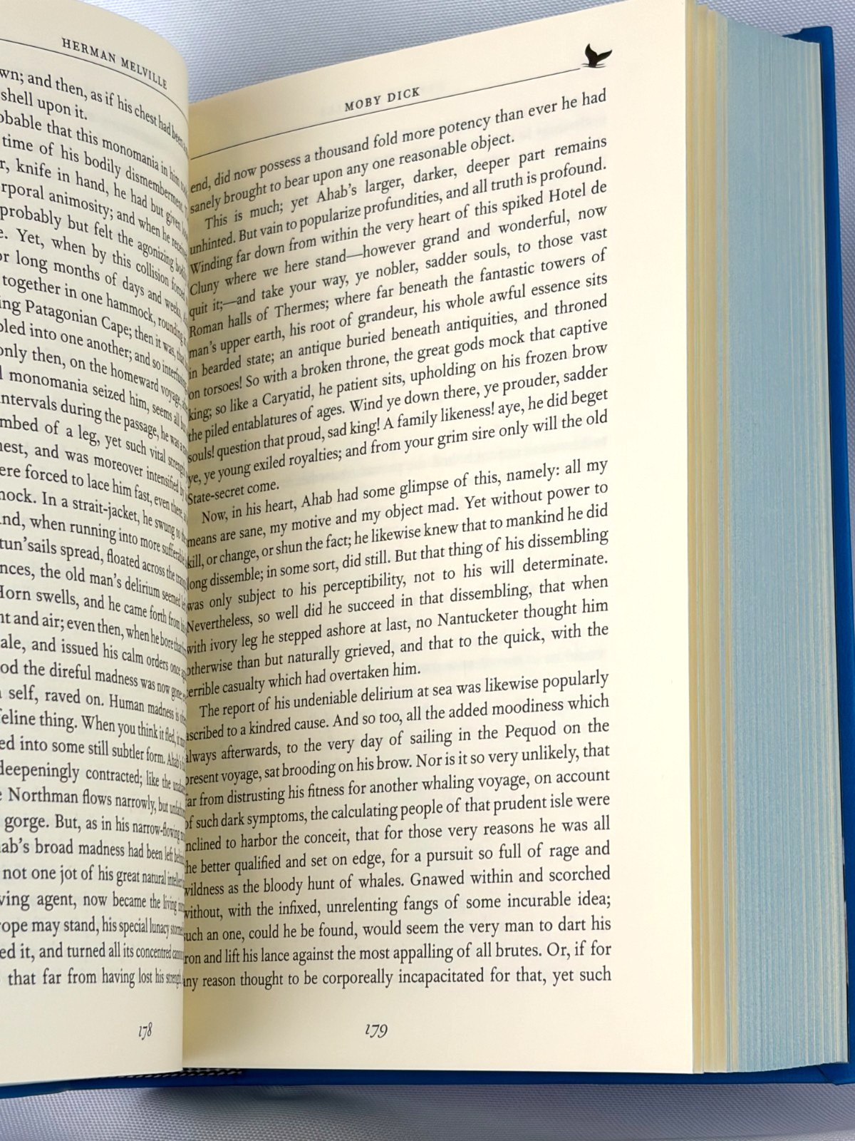 MOBY DICK by Herman Melville Soft Faux Leather Classic Sprayed Edges *New*