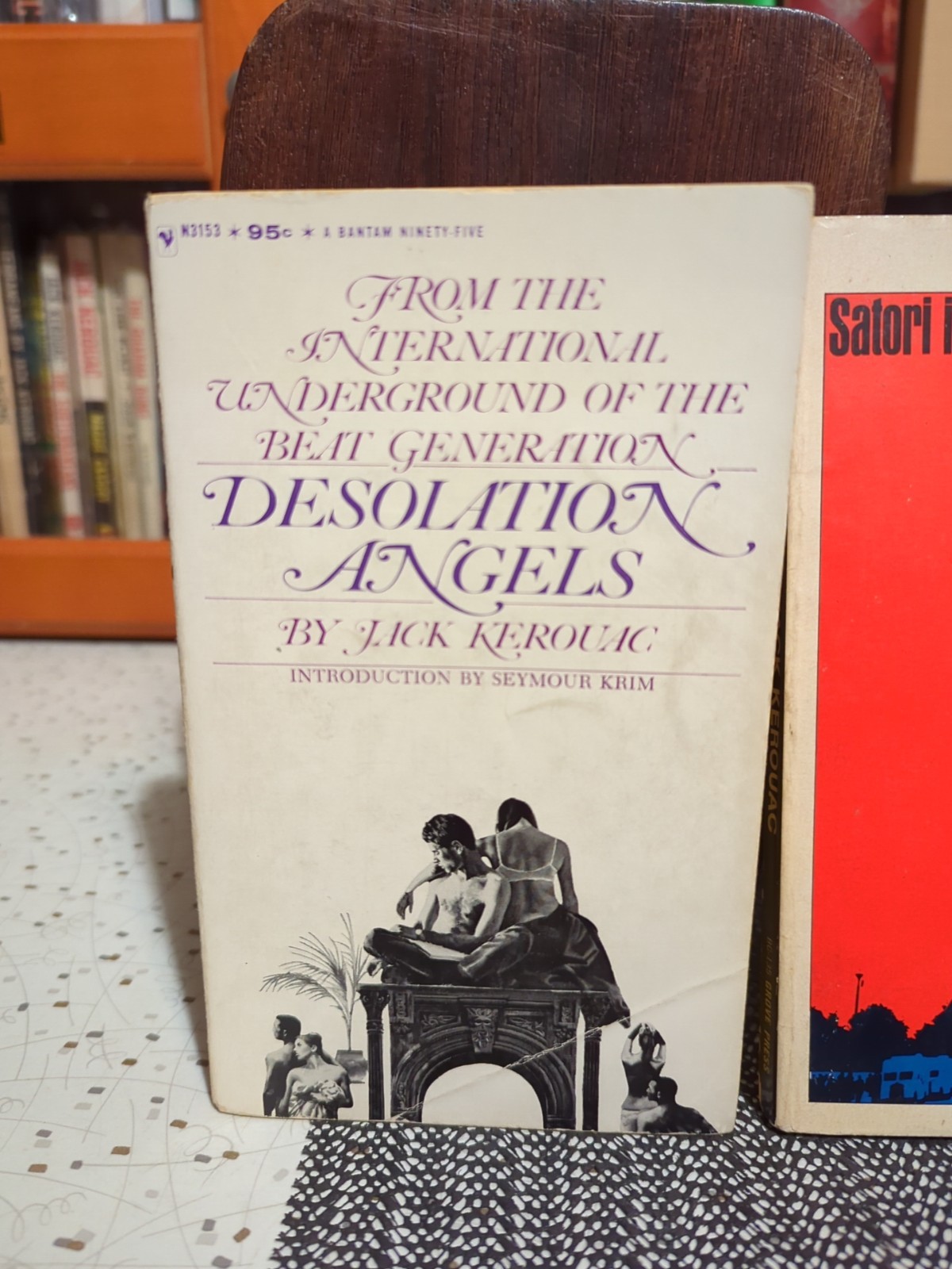 Jack Kerouac 1st Edition Paperback Lot Satori In Paris Desolation Angels & PIC