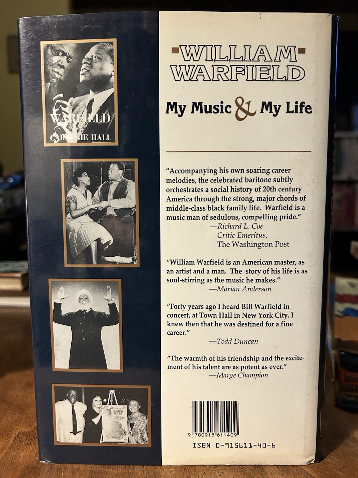 William Warfield : My Music and My Life by Alton Miller and William Warfield…
