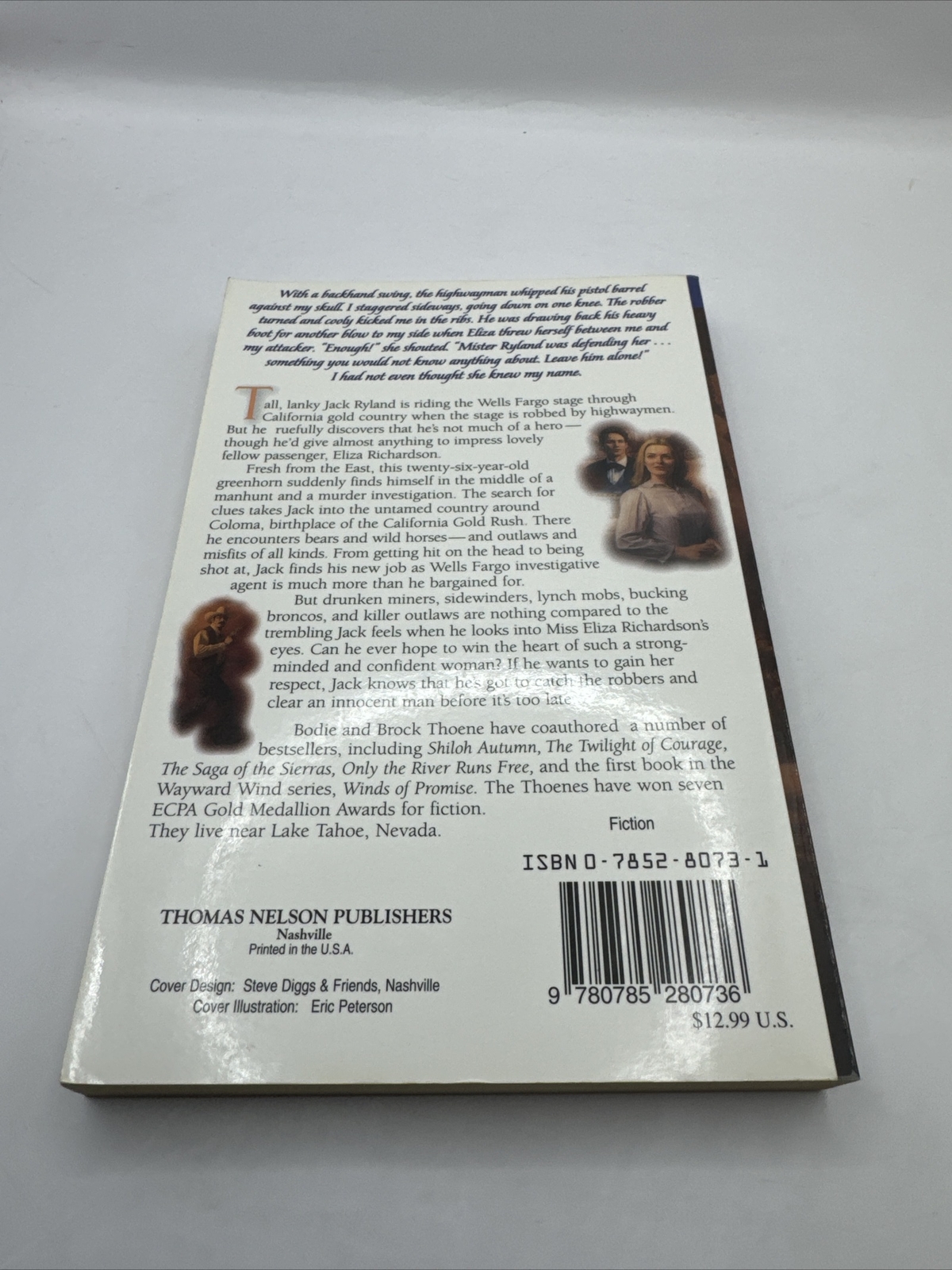 Thoene Book Lot Of 8 Miscellaneous Hard And Soft Cover
