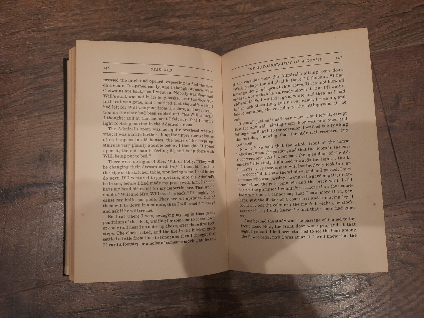 1938 Hardcover Book Dead Ned by John Masefield The Macmillan Company