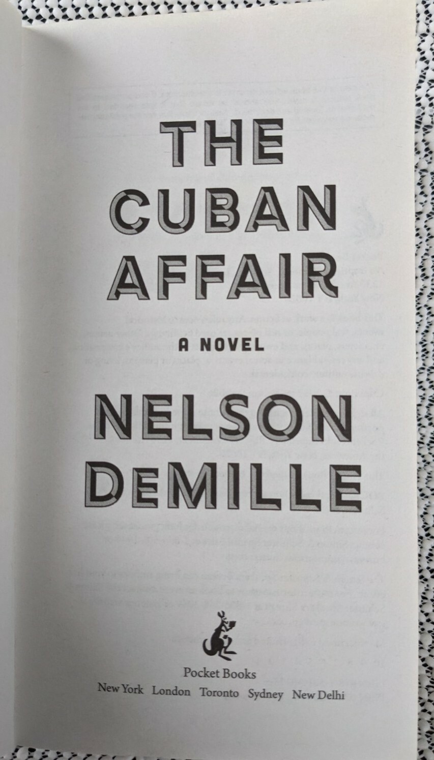 The Cuban Affair : A Novel by Nelson DeMille (2018, US-Tall Rack Paperback)