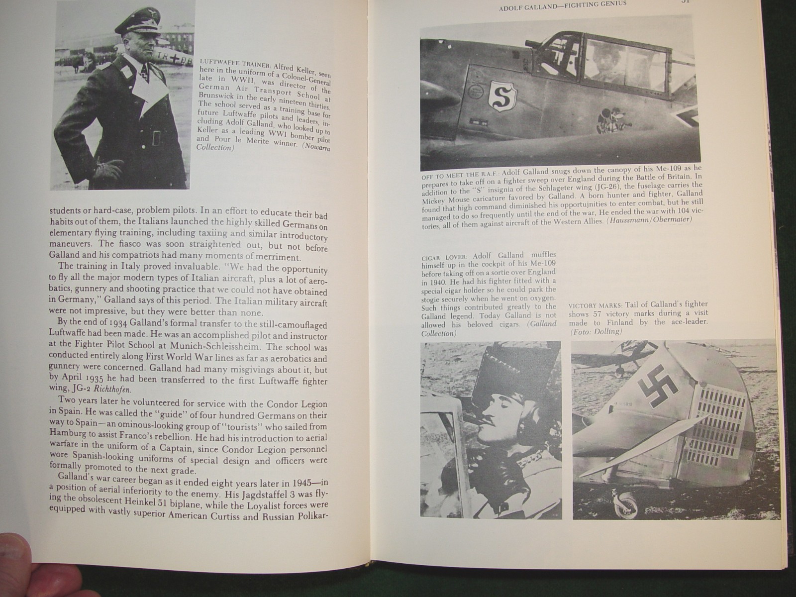 „FIGHTER ACES OF THE LUFTWAFFE“ 432 pages Hardcover Illustrated Book