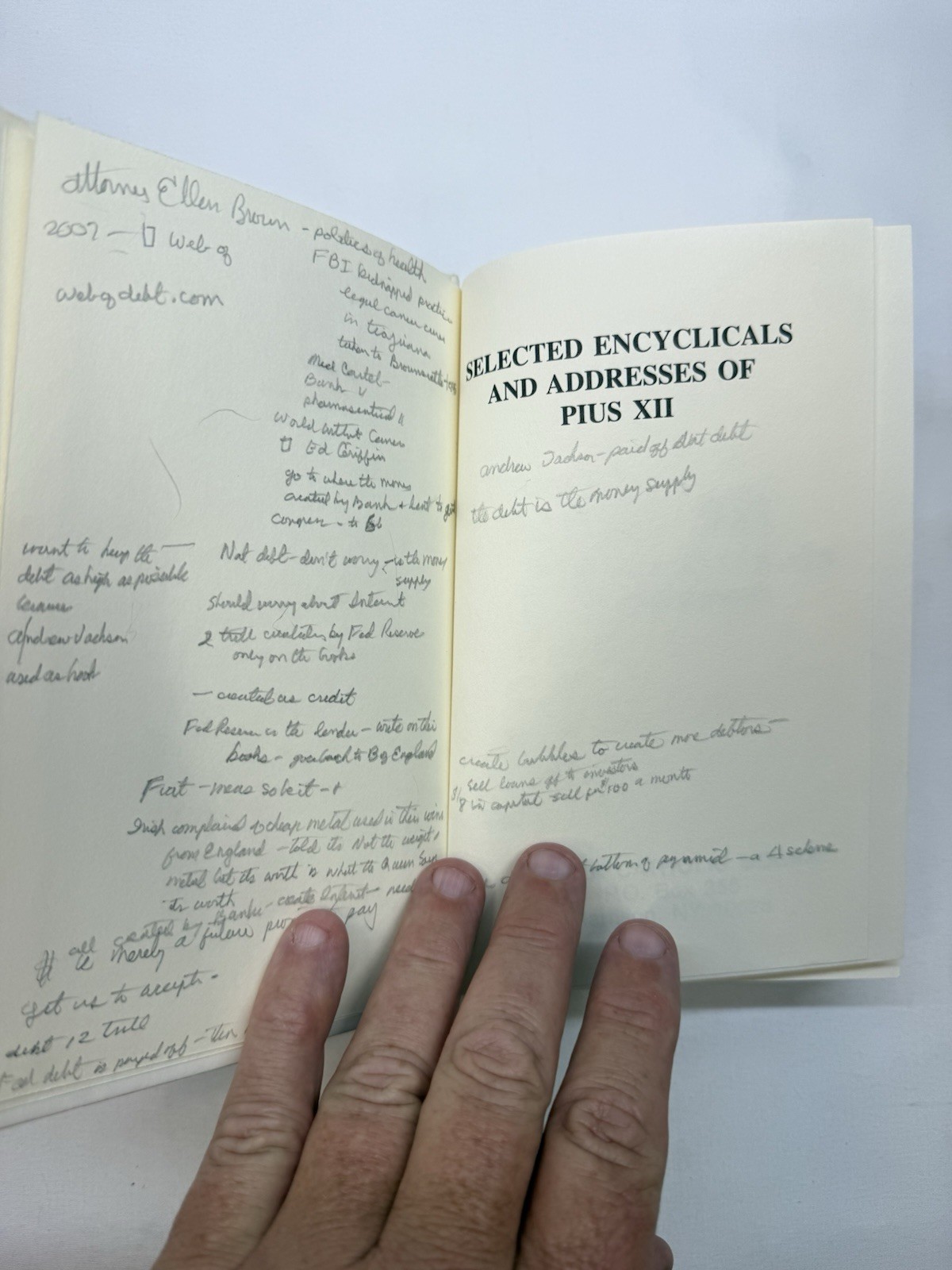 Pius XII Selected Encyclicals & Addresses Hardcover Roman Catholic Books 1953