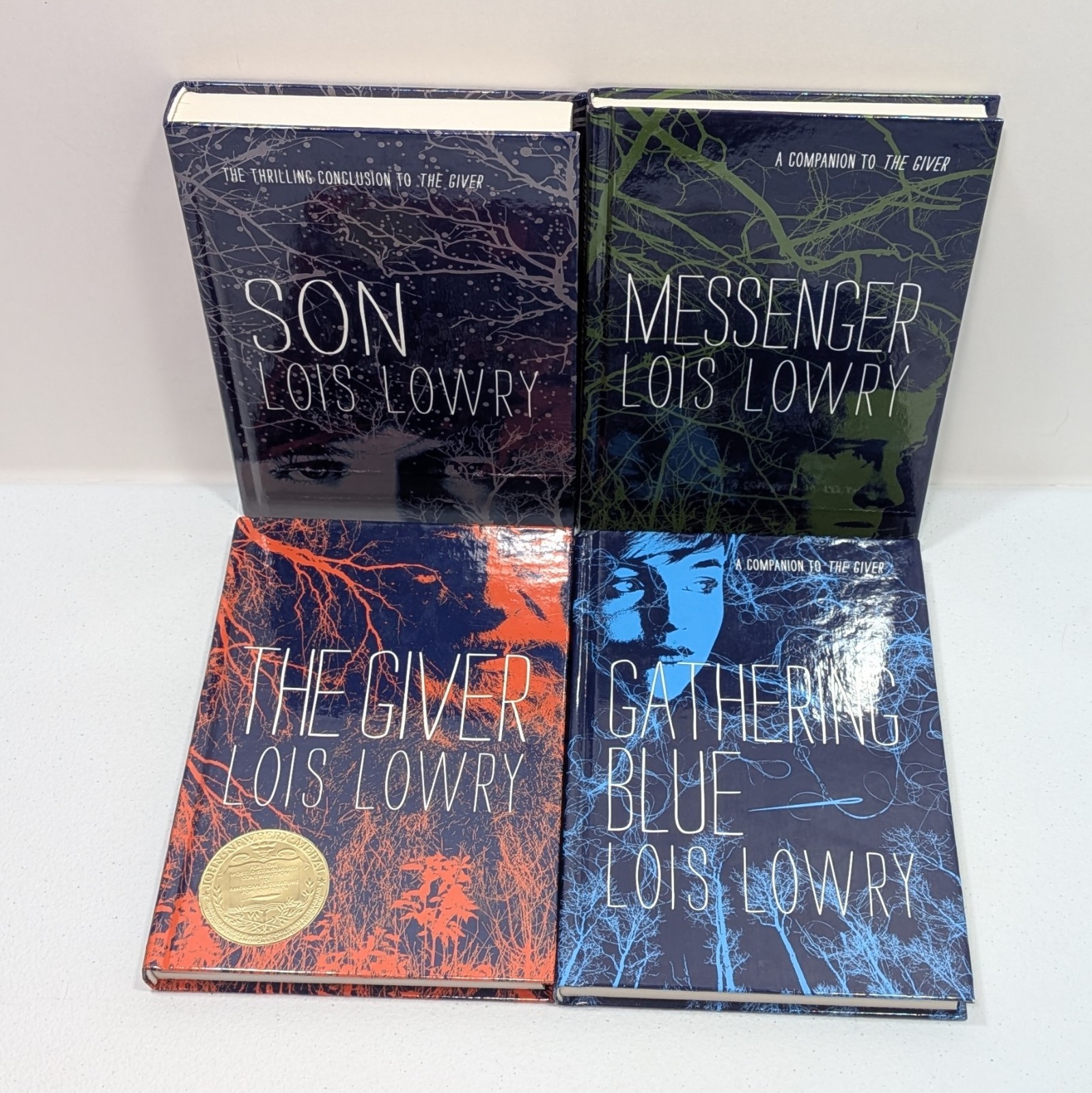 The Giver Quartet Boxed Set By Lois Lowry 4 Hardback Book Box Set w/ Rare Map