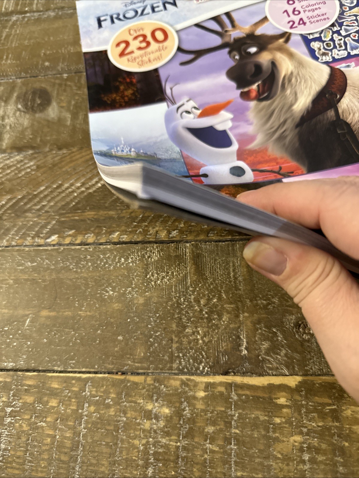 Disney Frozen Create-A-Scene Sticker Activity Pad Over 230 Stickers!