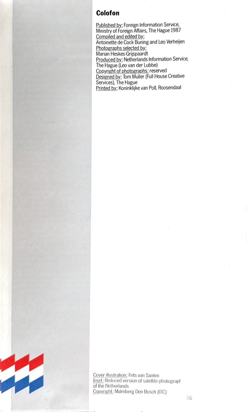 The Netherlands in Brief 56 Pages by Foreign Information Services Royal Embassy