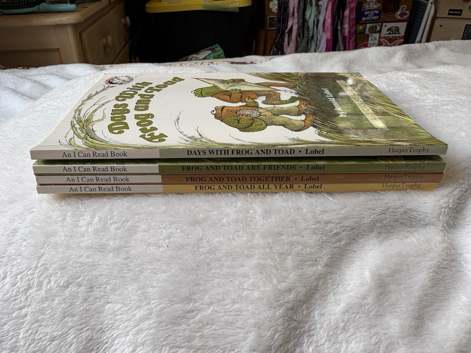 Arnold Lobel Frog and Toad I Can Read PB Lot 4 HarperTrophy 1st Ed 1984